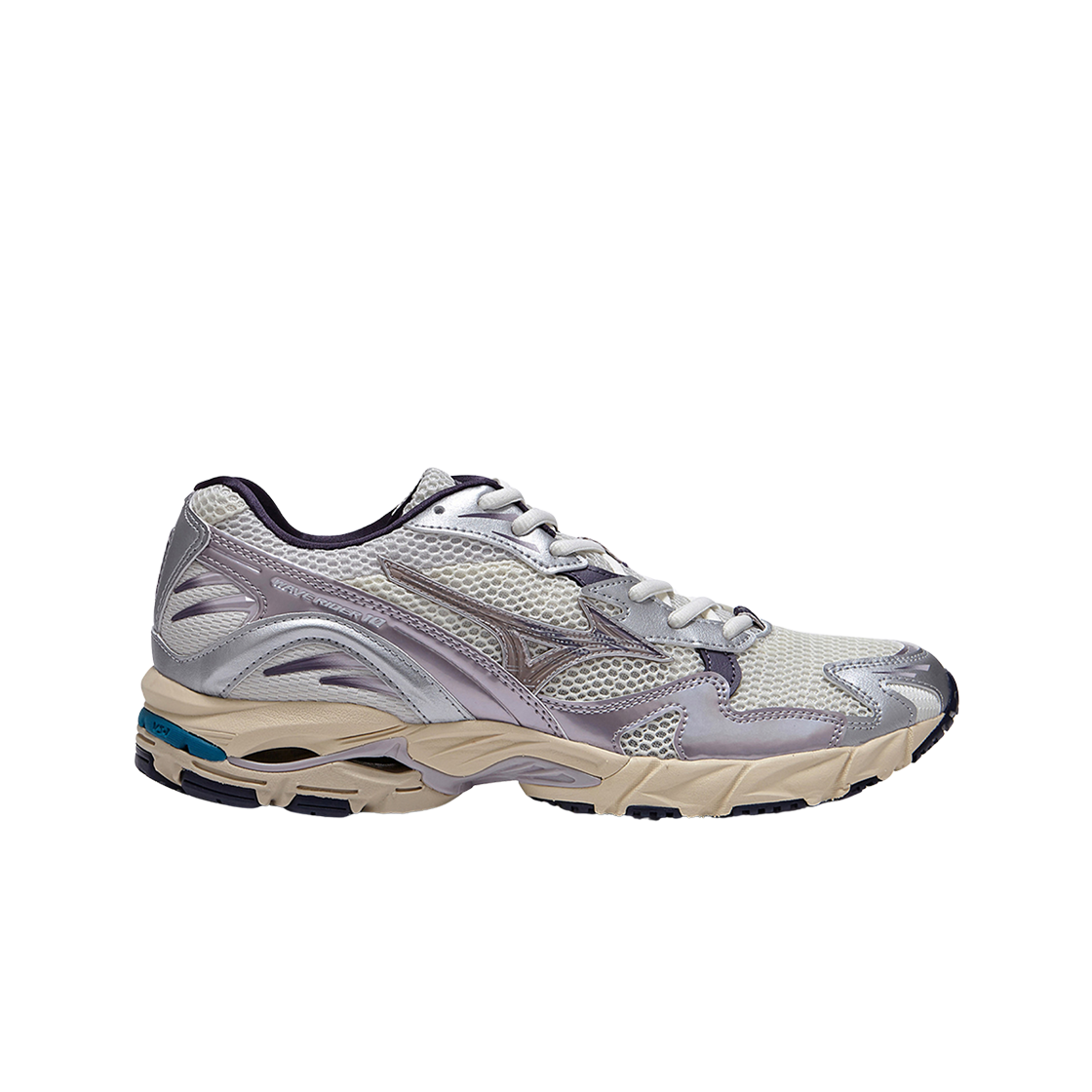 D1GA243105 Mizuno Wave Rider 10 Snow White Lilac Marble