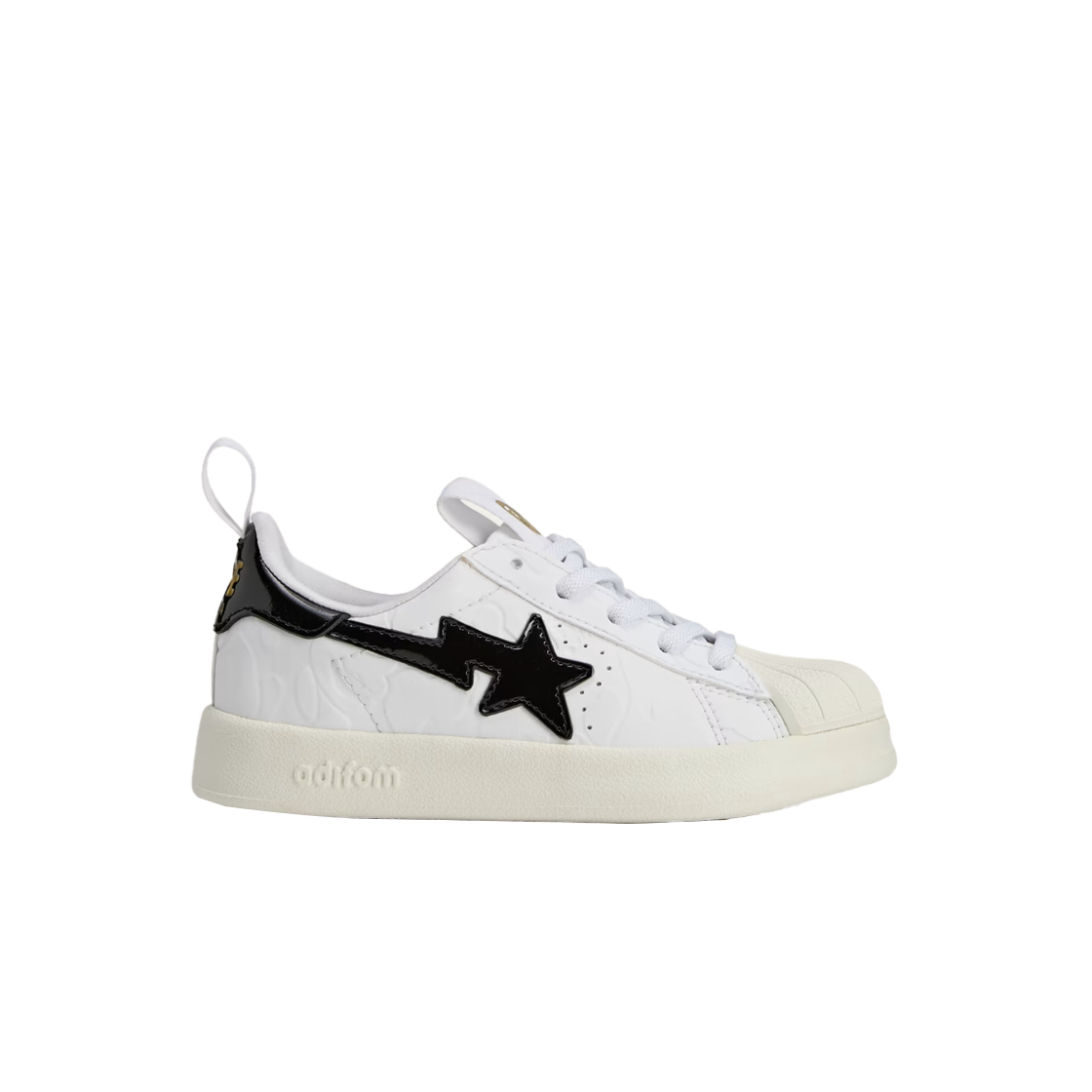 (C) 아디다스 x 베이프 아디폼 슈퍼스타 360 클라우드 화이트 코어 블랙((C) Adidas x BAPE Adiform Superstar 360 Cloud White Core Black)