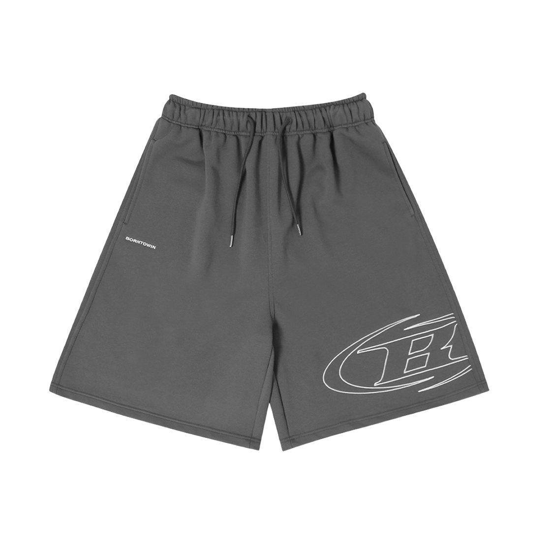 본투윈 스트로크 B 하프 팬츠 롱 VER 차콜(BORN TO WIN Stroke B Half Pants_Long Ver Charcoal)