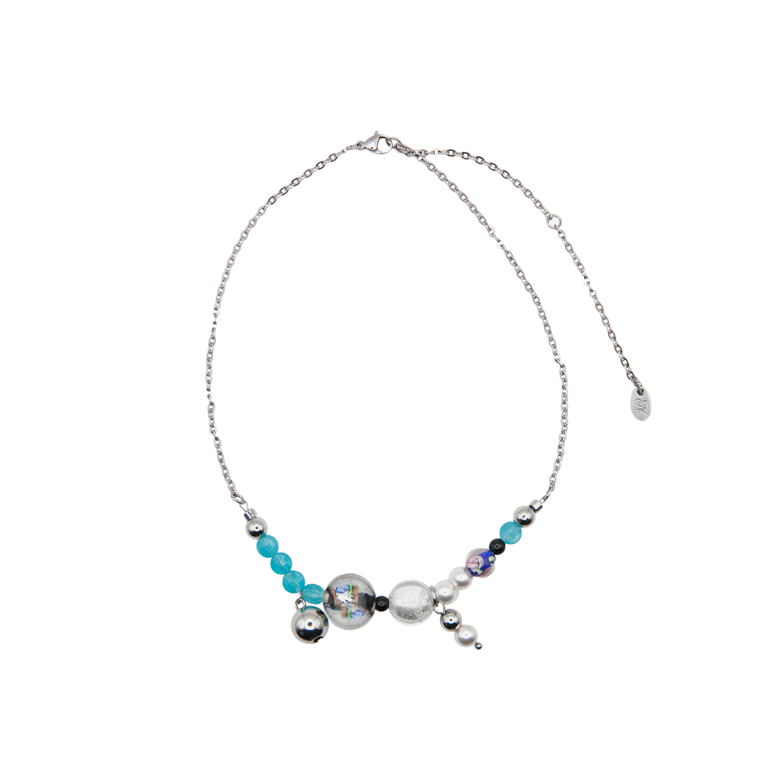 엔프프 오로라 네크리스 블루