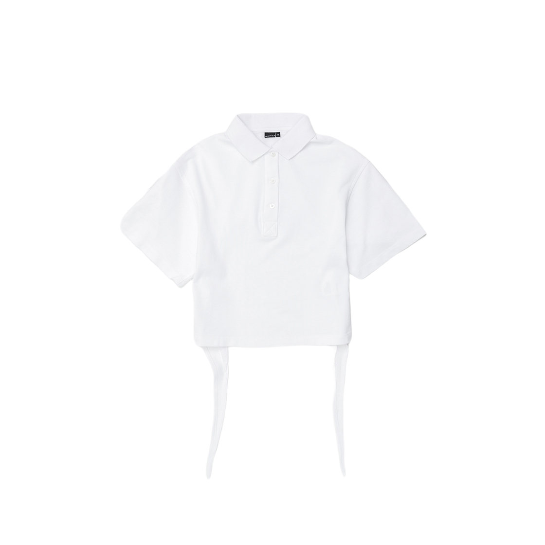 언노운블루 백 써클 티셔츠 화이트(Unknown Blue Back Circle PK T-Shirt White)