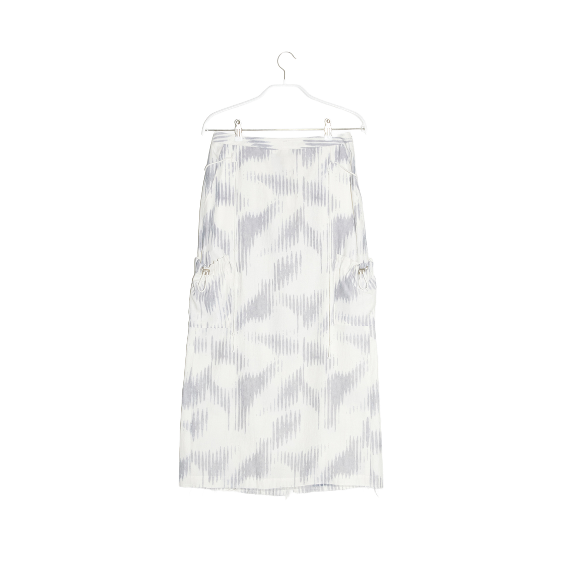 BDSUSK002GY En Or Women Cargo String Wave Skirt  Grey