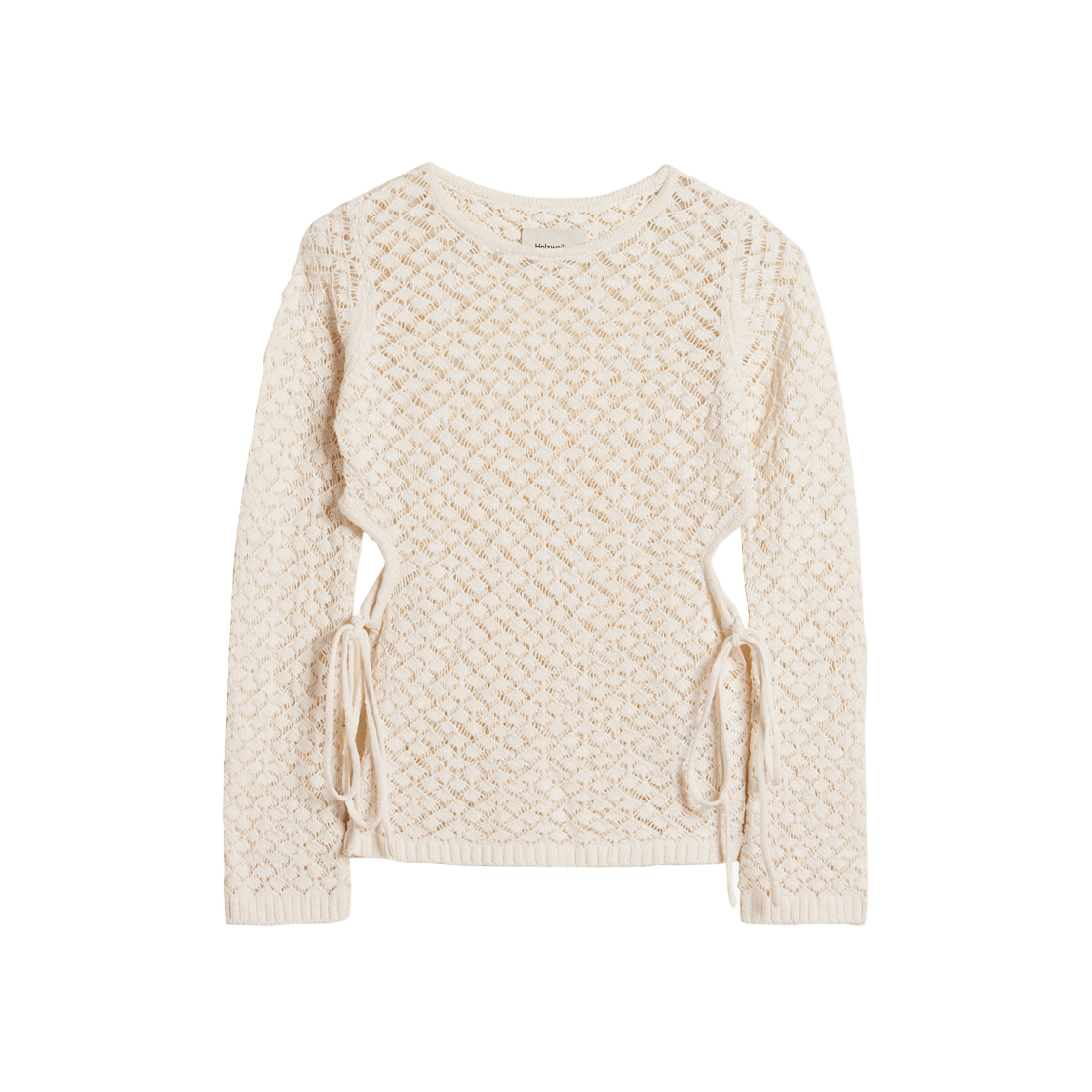 KW4CKNPHZ05IV Holzweiler Women Cecilia Knit Long Sleeve Ecru - 24FW