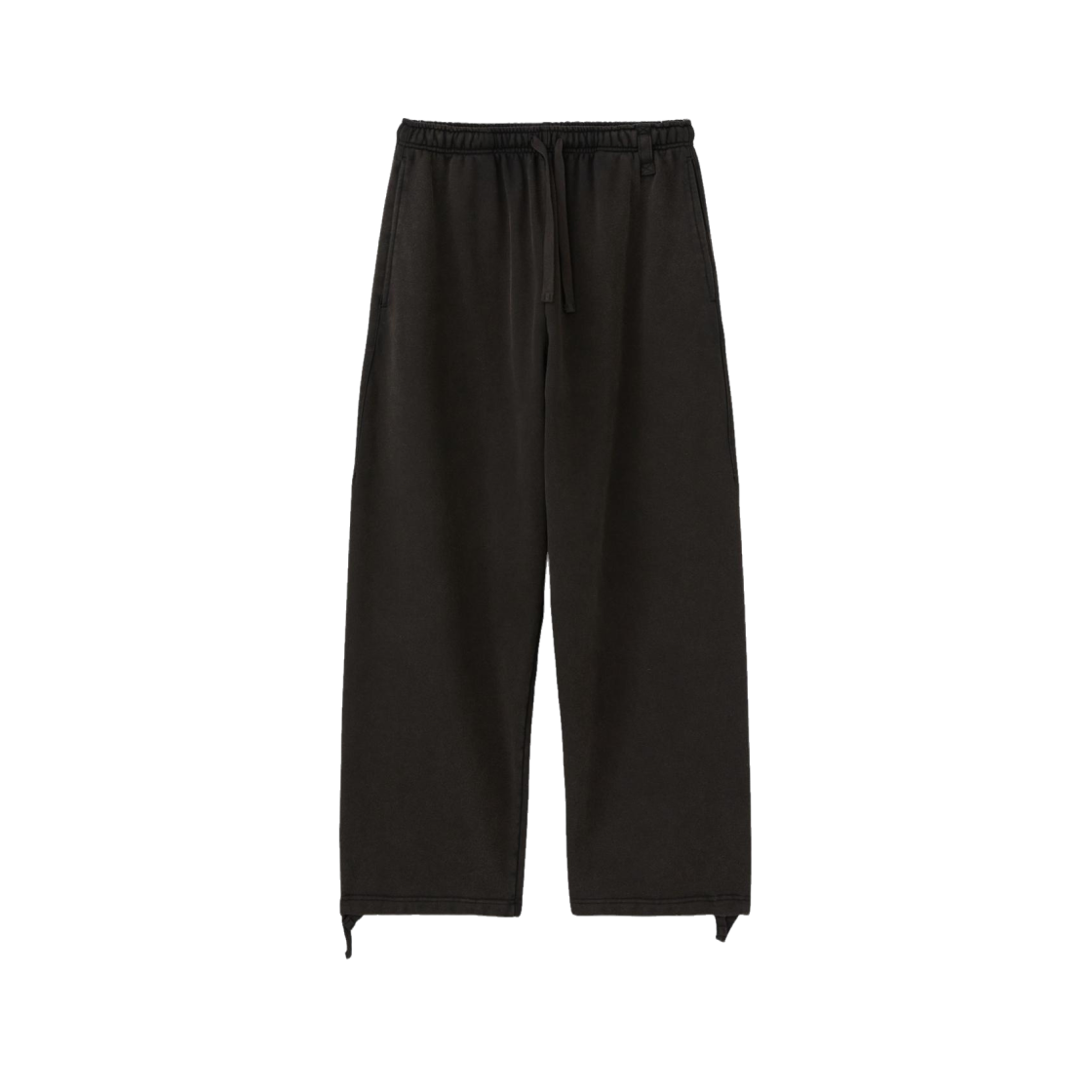 DF25SS10 DEFINE Faded Wash Relaxed Sweatpants Black