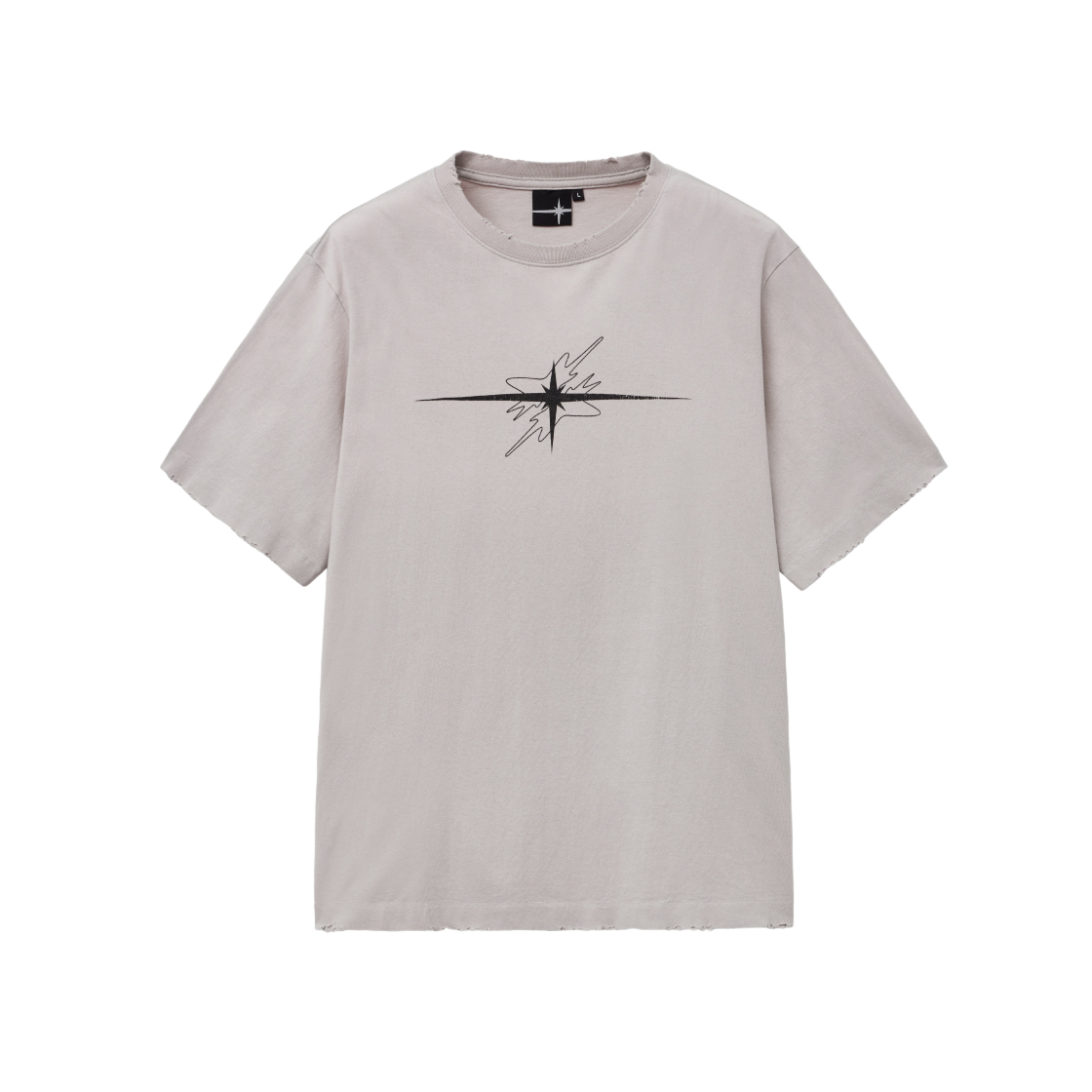 【TILLDAWN X TEST ARTIFACT】DOCKING SYMBOL TEE LIGHT GRAY 테스트 아티팩트 x 틸던 도킹 심볼 티셔츠 라이트 그레이 | Test