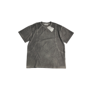 Undermycar Mu.42 Anti Fxxking Logo Play Geo-Line Pigment T-Shirts Gray