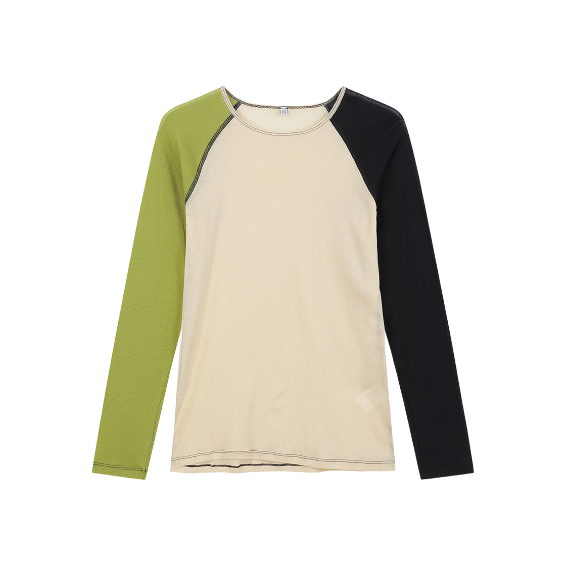 KW4CTSLBR16BG Baserange Women Gene Long Sleeve Beige - 24FW