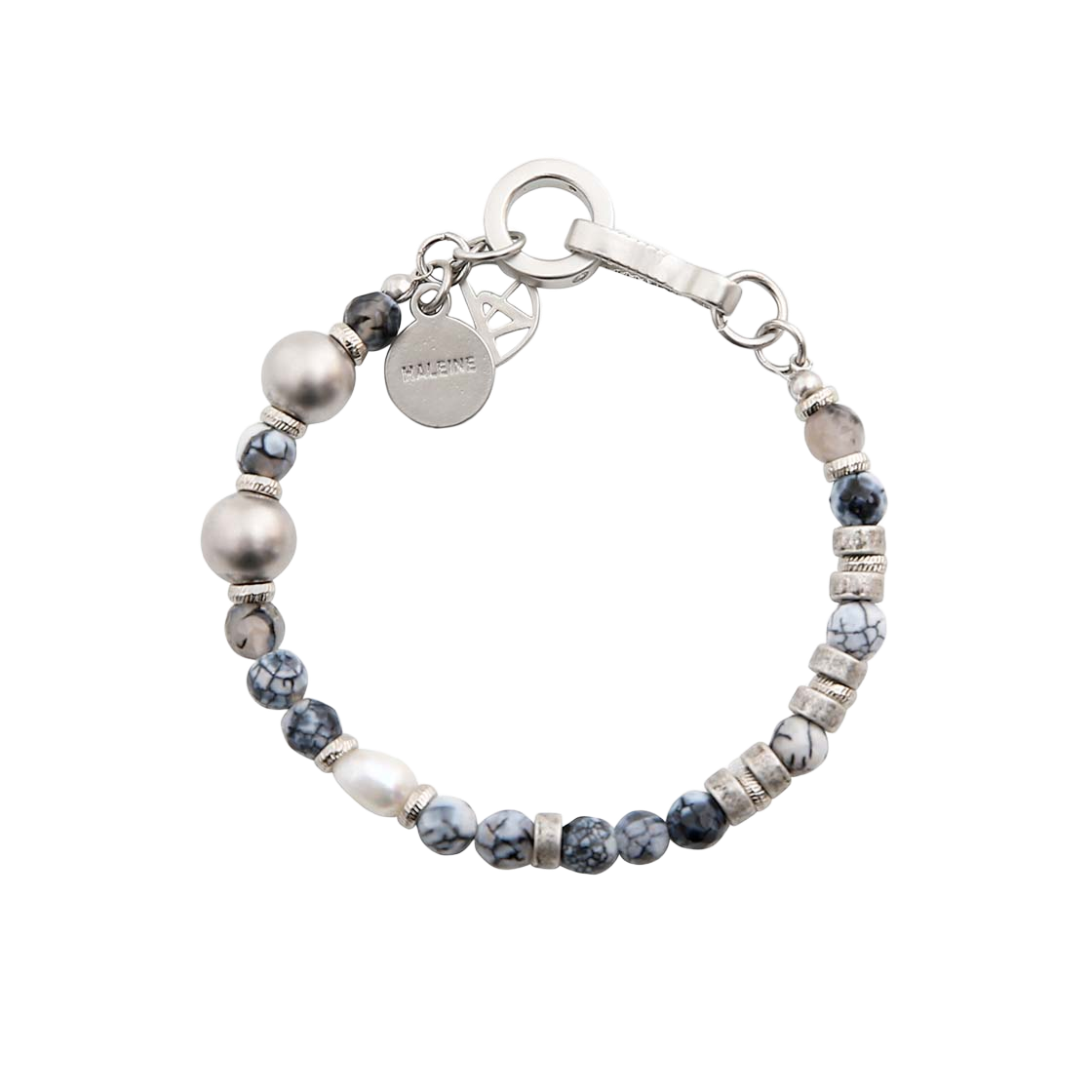 VA206 Haleine Gemstone Metal Bracelet Navy (VA206) - 대표 이미지 #1