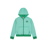 Safarispot Multi Skull Stripe Hood Zip Up Green