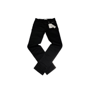 Undermycar Mu.29 Anti Fxxking Logo Play Stretch Slim Black Jeans