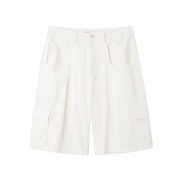 Millo Archive Bermuda Chino Cargo Pants Off White