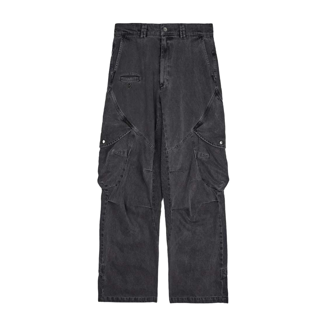 IGNTCR128_ Ignota Core:9 Washed Cargo Pants Dark Bean