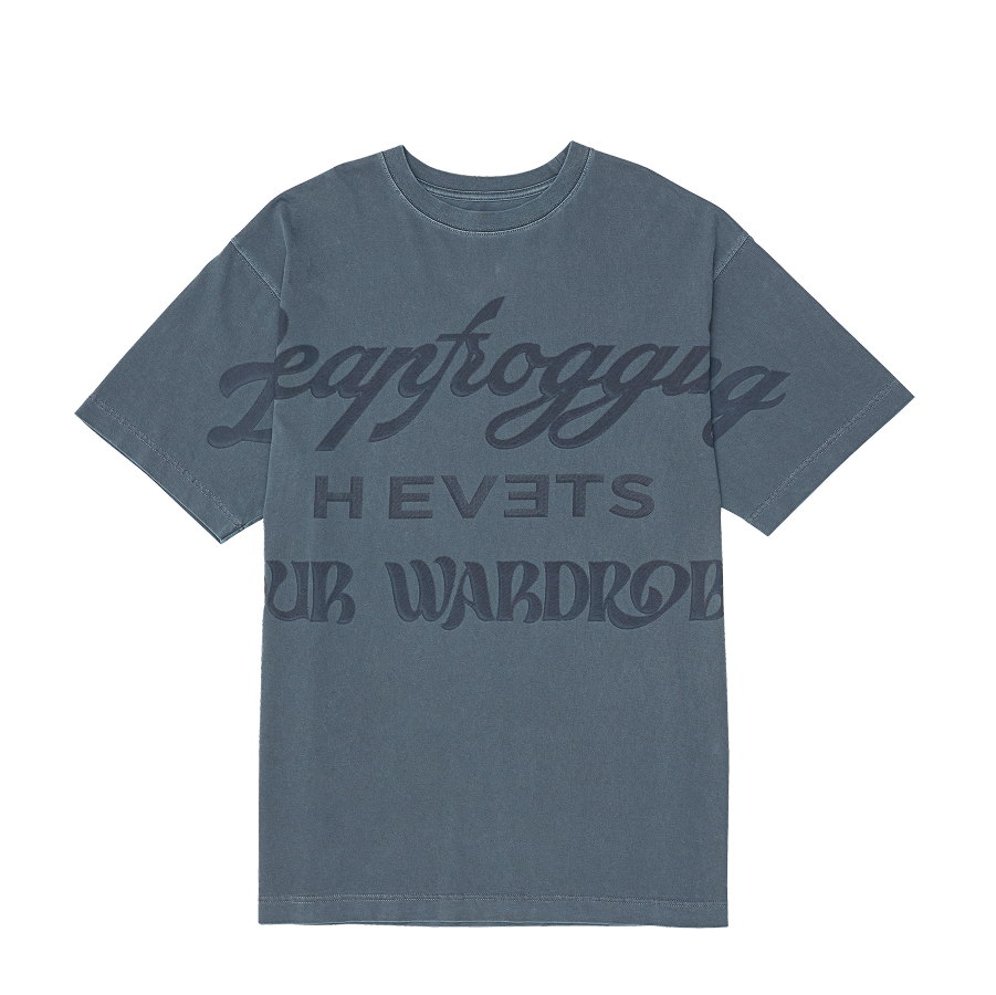 헤베츠 우먼 숏슬리브 티셔츠 인디고(Hevets W Short Sleeve T-shirts Indigo) - 1