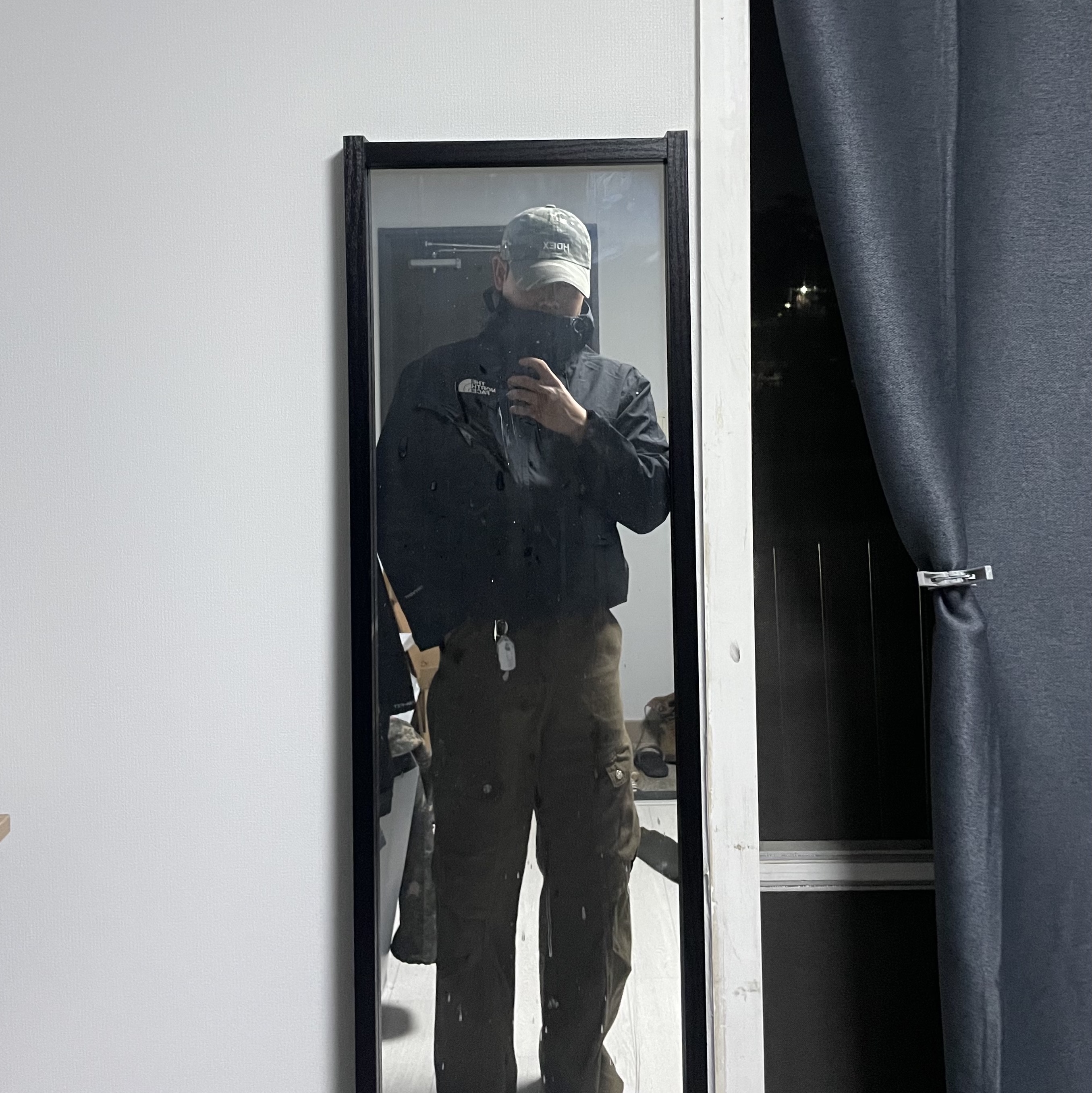 The North Face Hi Mountain Jacket Black 착용 스타일
