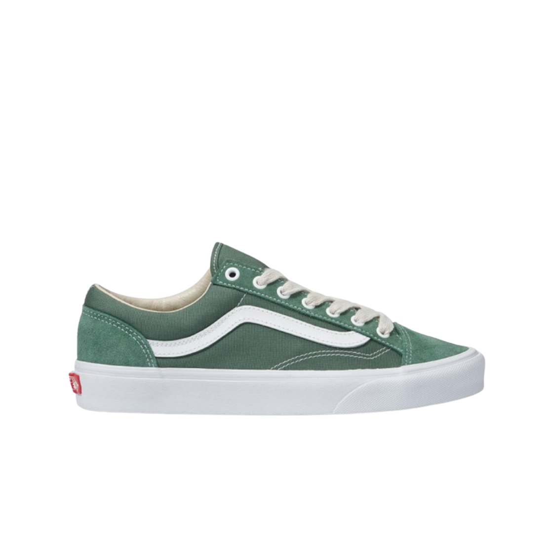VN0A54F6YQW Vans Style 36 Fuzzy Lace Duck Green