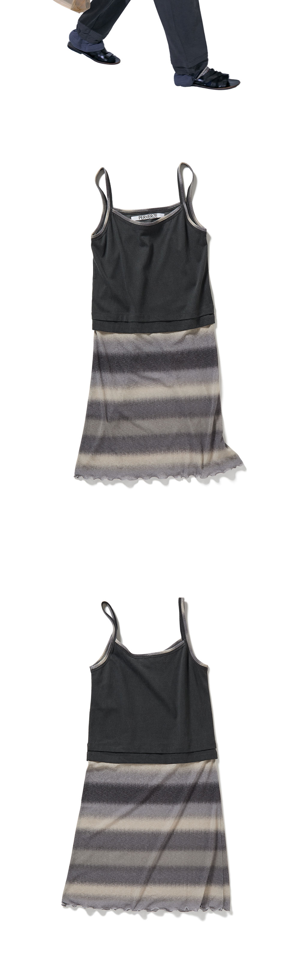 perverze Combined Strap Dress 25ss