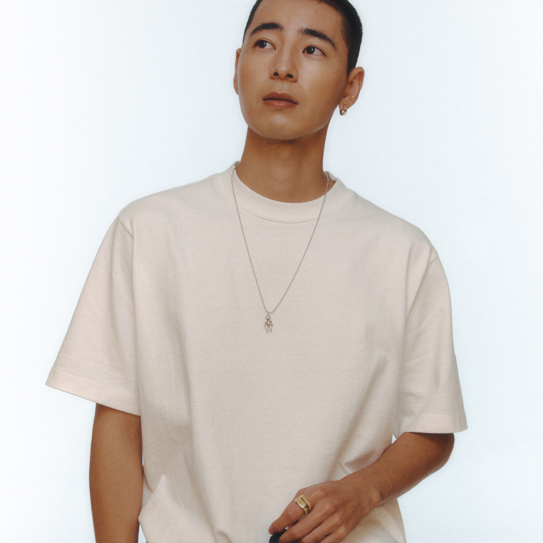 넘버링 #5841 테디 베어 네크리스 실버(NUMBERING #5841 Teddy Bear Necklace Silver) - 3