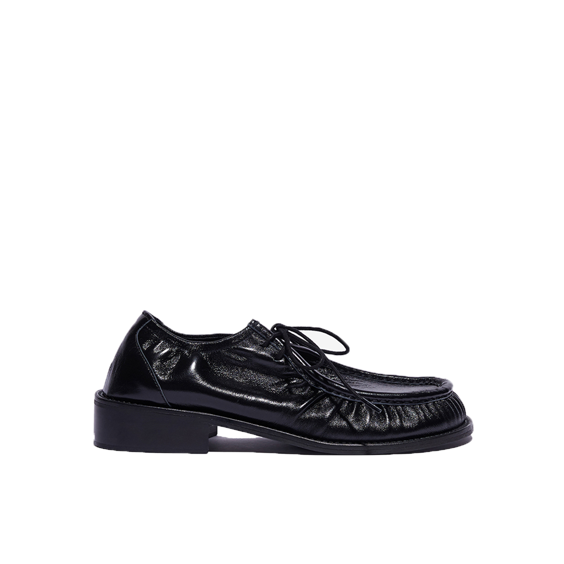 유지 왈라비 로퍼 소가죽 블랙(YUJI Wallaby Loafer Cowskin Black)