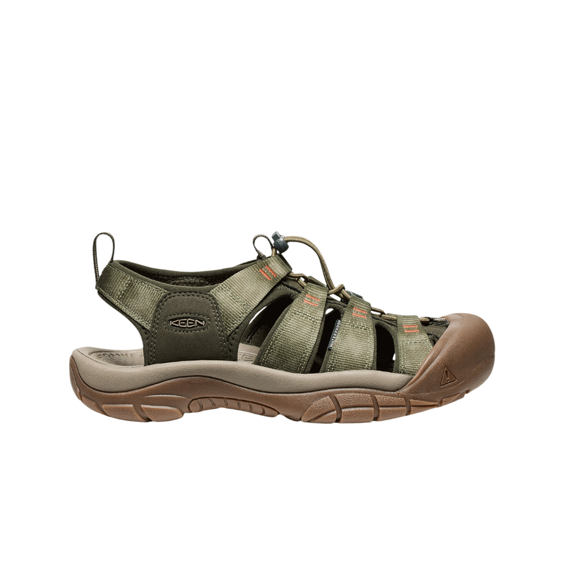 킨 뉴포트 H2 카키 남성 샌들(Keen Newport H2 Sandal Men Winter Moss/Gold Flame)