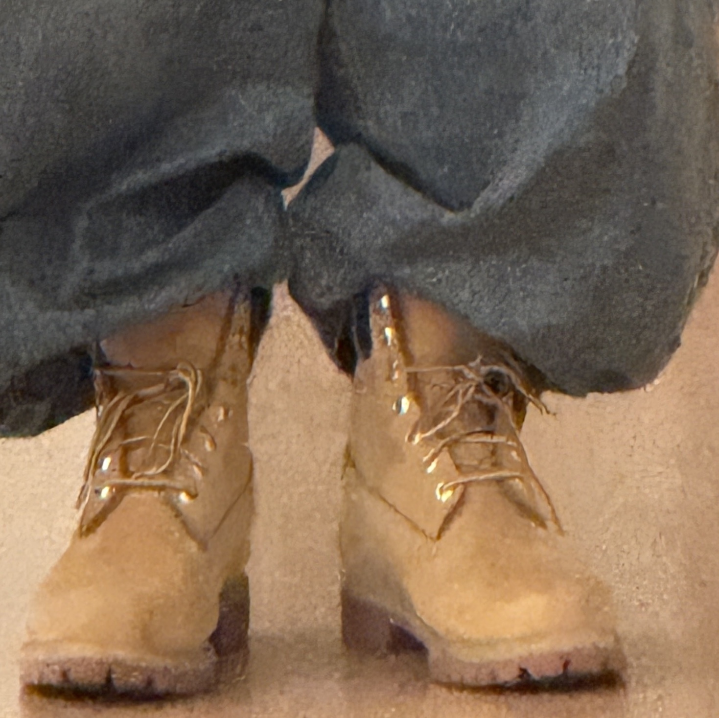 Timberland Premium 6 inch Waterproof Boot Wheat Nubuck - Wide 착용 스타일