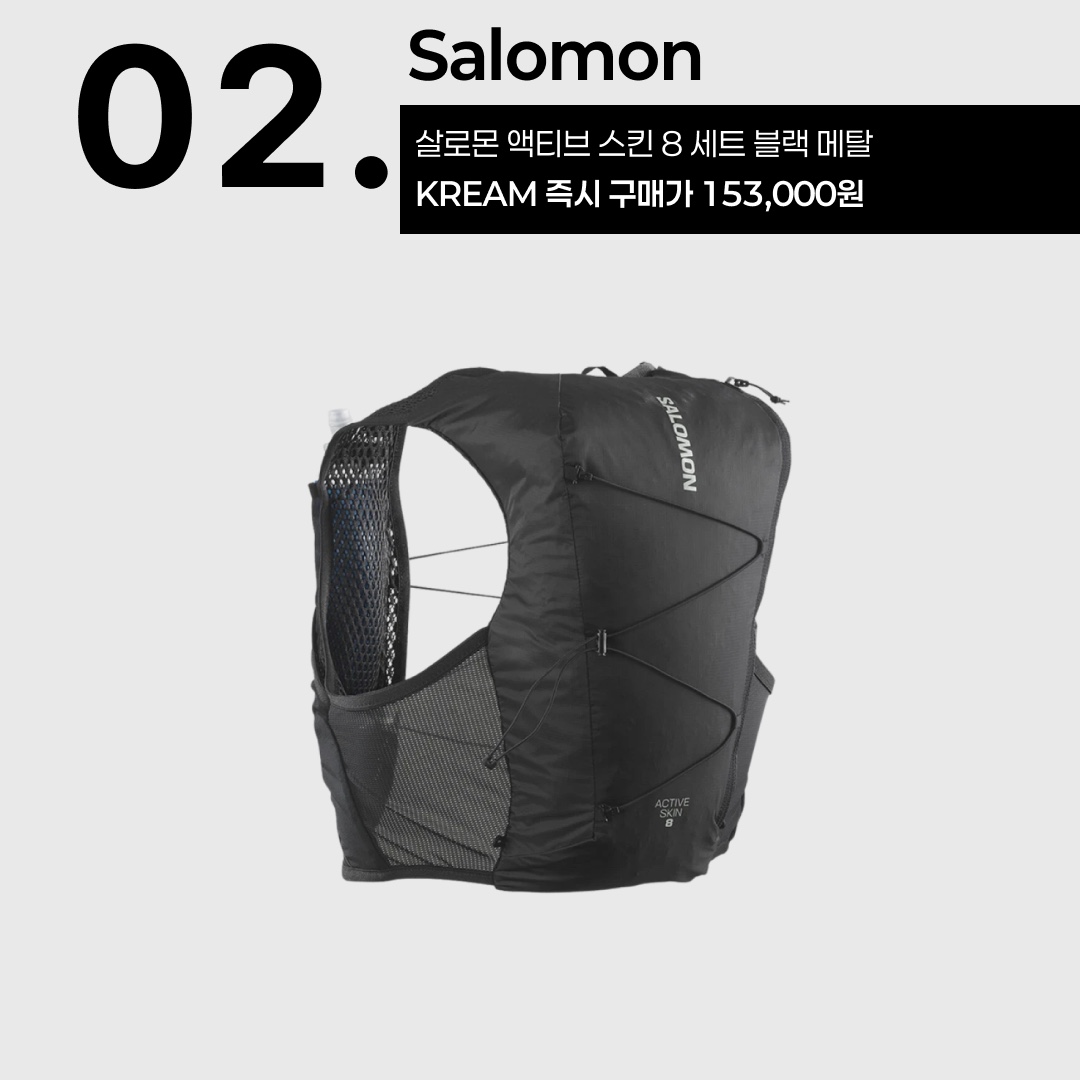 On Running Cloudmonster All Black, Salomon Active Skin 8 Set Black Metal 착용 스타일 - 3