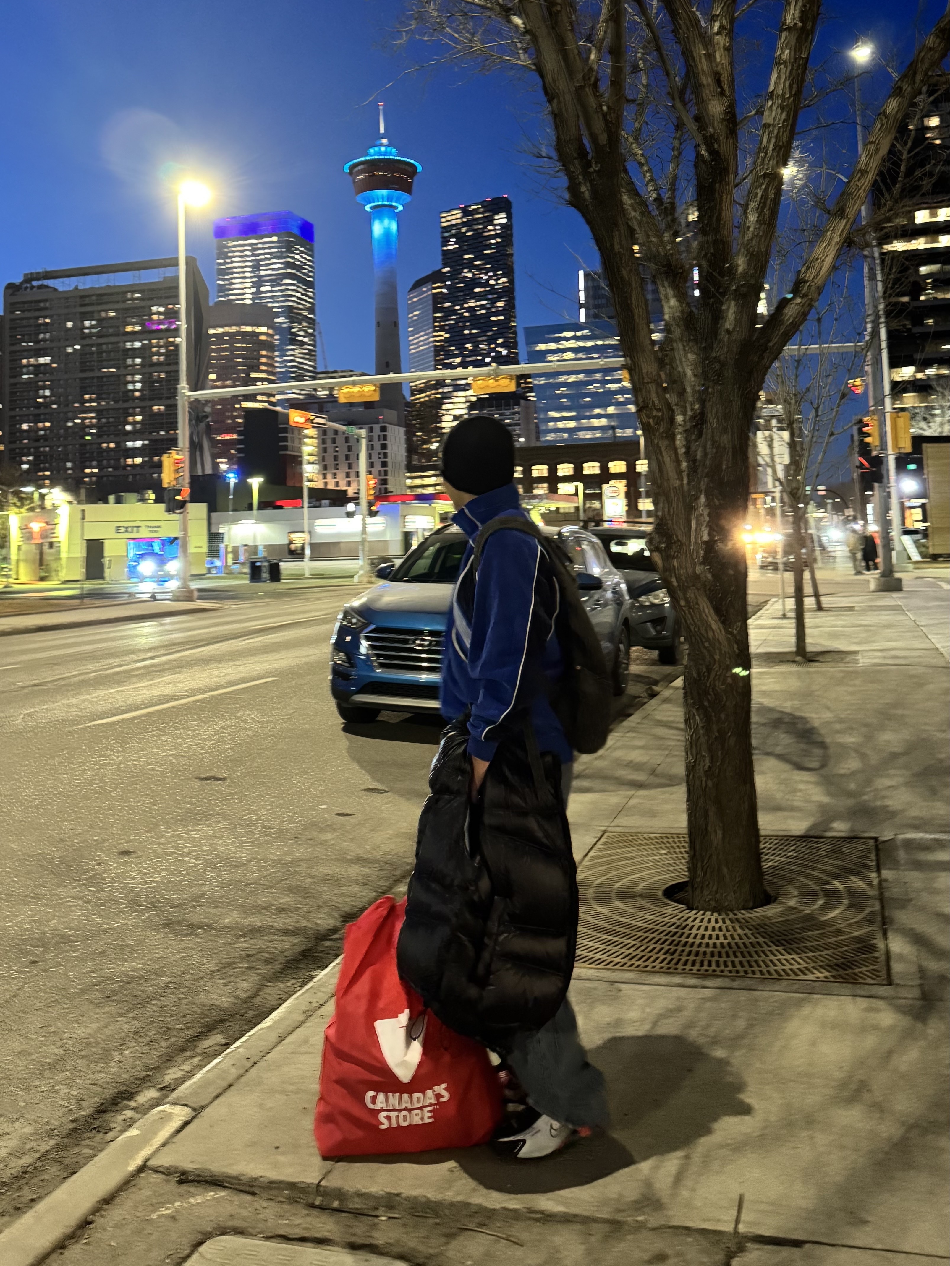 Palace x Needles Track Jacket Blue - 24FW, Nike Shox R4 Metallic Silver Red 착용 스타일 - 4