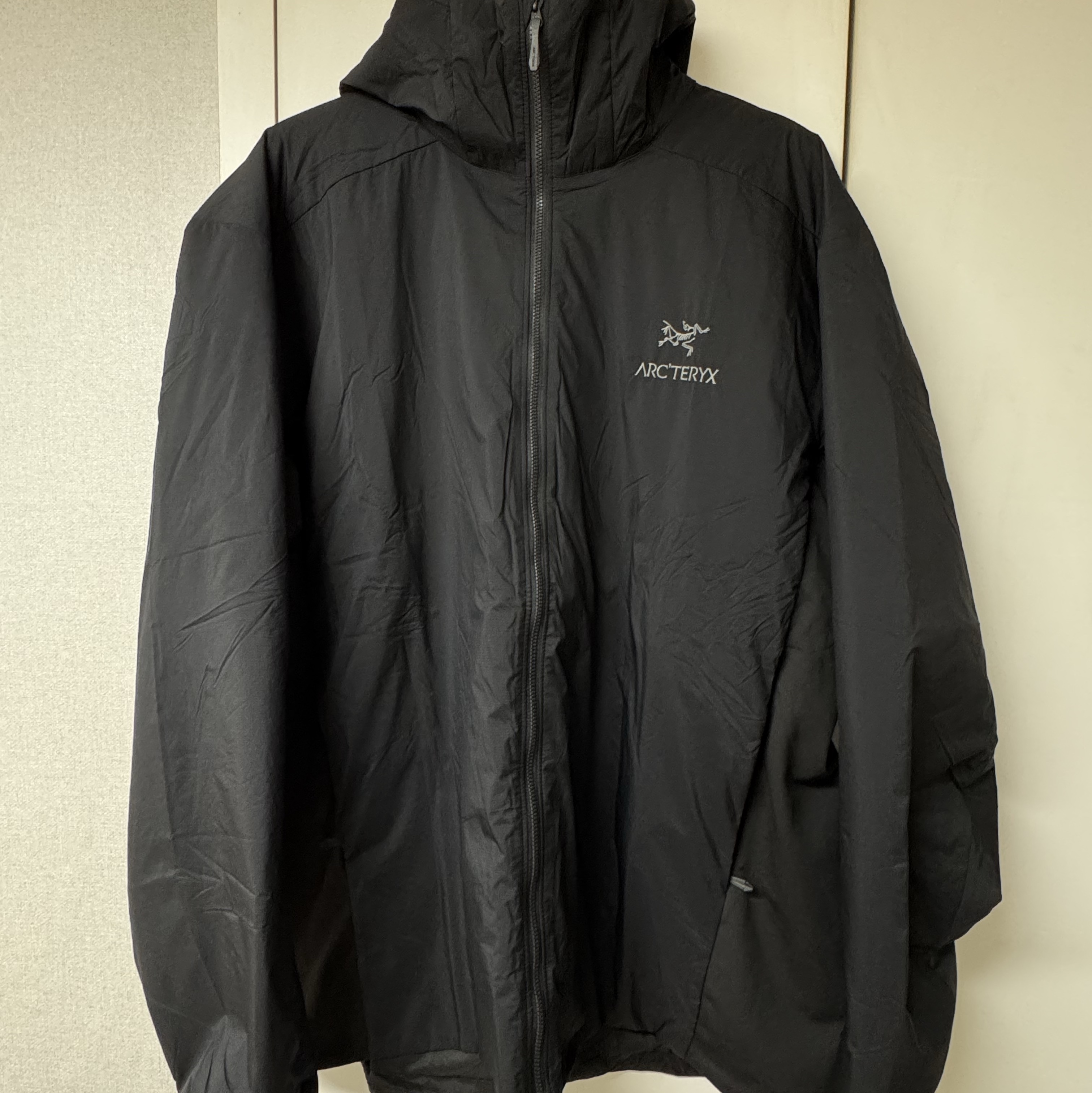 Arc'teryx Atom Hoody Black 착용 스타일