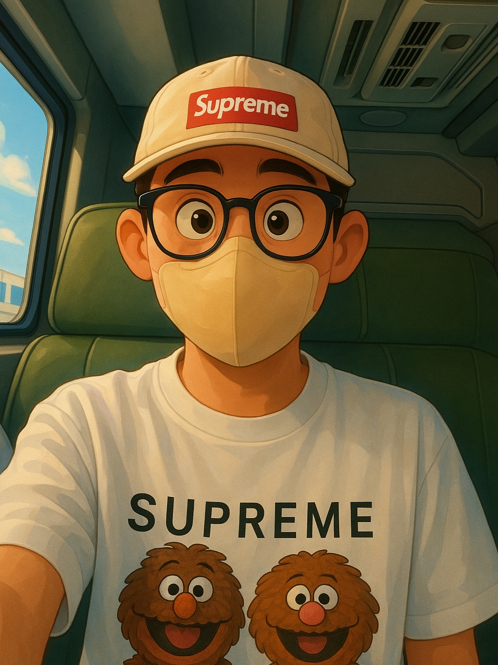 Supreme Washed Chino Twill Camp Cap Natural - 24SS, Nike x Fear of God Basketball Jacket String 착용 스타일 - 3