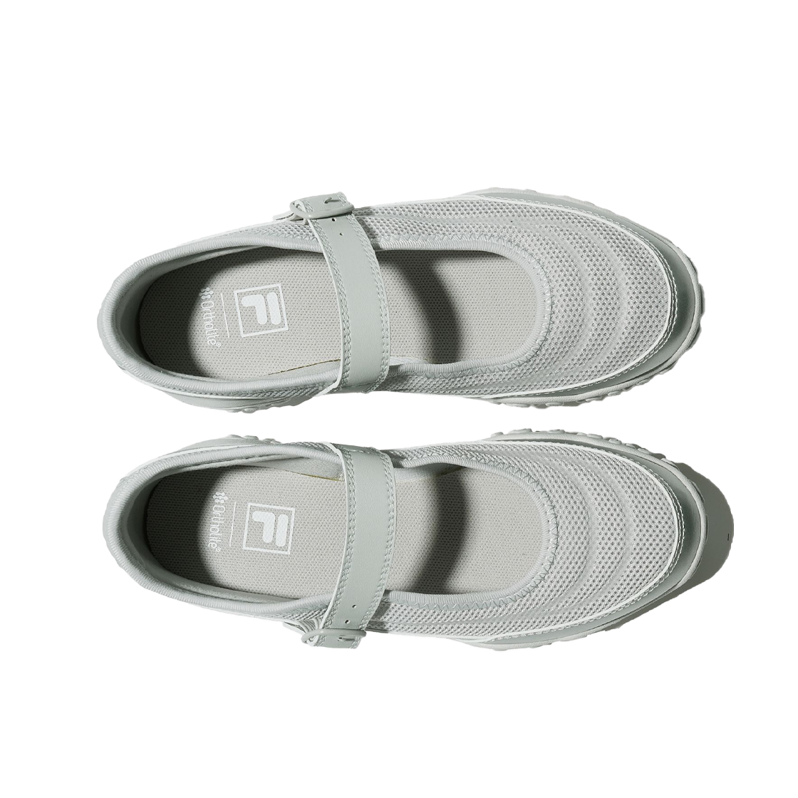 휠라 에샤페 메리제인 그레이 화이트(Fila Echappe Maryjane Grey White) - 2