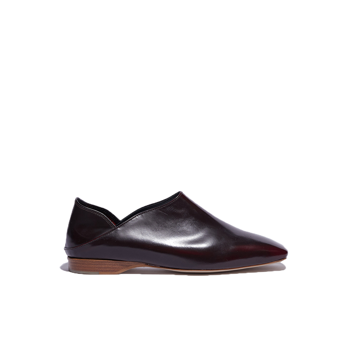 유지 마가렛 슈즈 1.5cm 소가죽 버건디(YUJI Magarett Shoes 1.5cm Cowskin Burgundy)