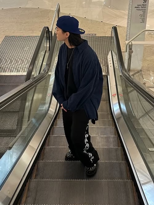 GRAILZ Deleted My Ex Sweatpants Black 착용 스타일 - 3