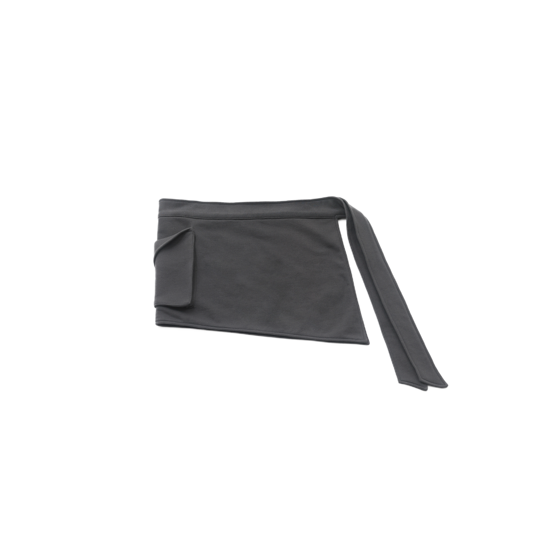 웻태그 와이드 스웻 팬츠 위드 랩 스커트 차콜(WET TAG Wide Sweat Pants With Wrap Skirt Charcoal) - 3