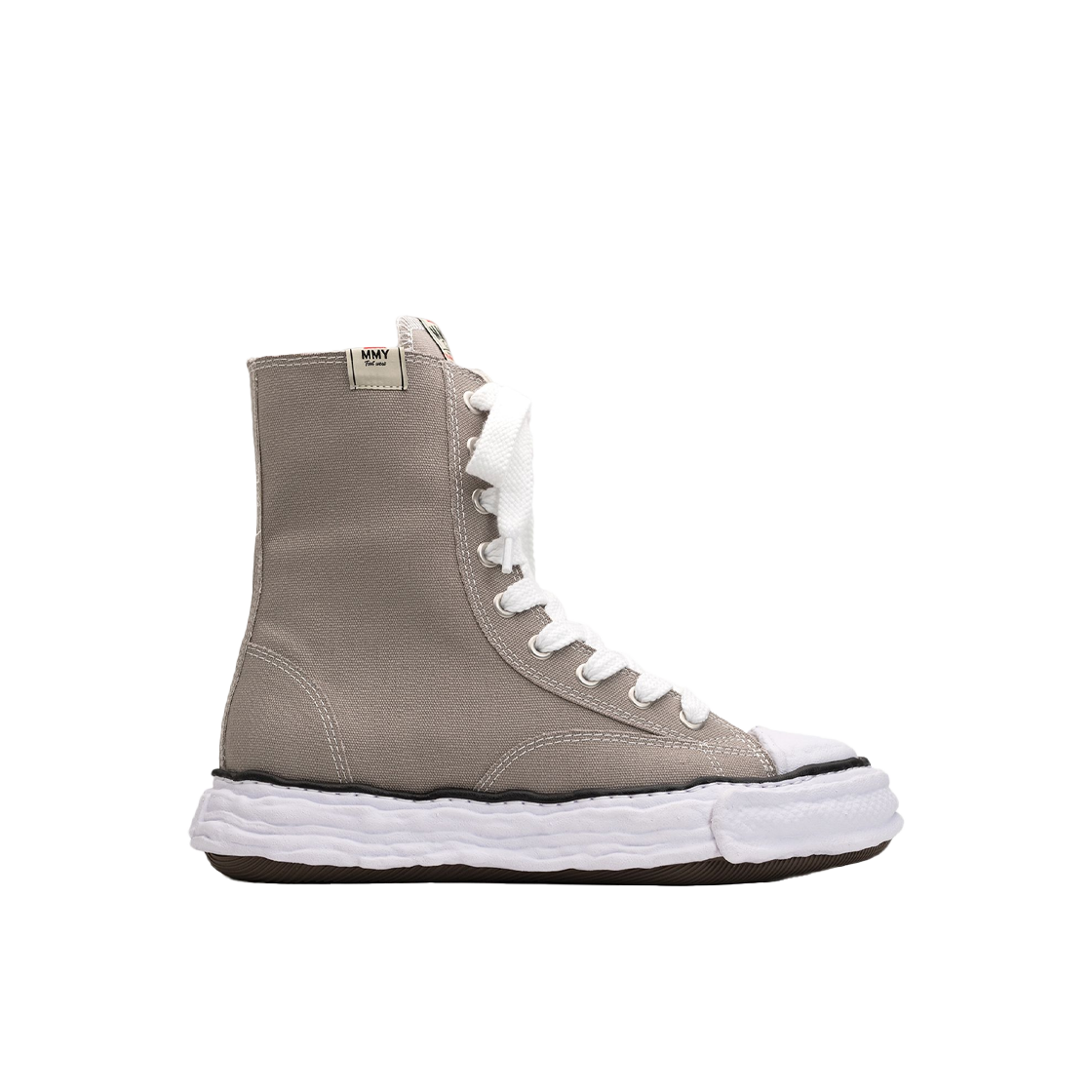 메종 미하라 야스히로 피터슨23 OG 솔 캔버스 엑스트라 하이탑 스니커즈 한정판 그레이(Maison Mihara Yasuhiro Peterson23 OG Sole Canvas Extra High-top Sneakers Exclusive Edition Gray) - 1