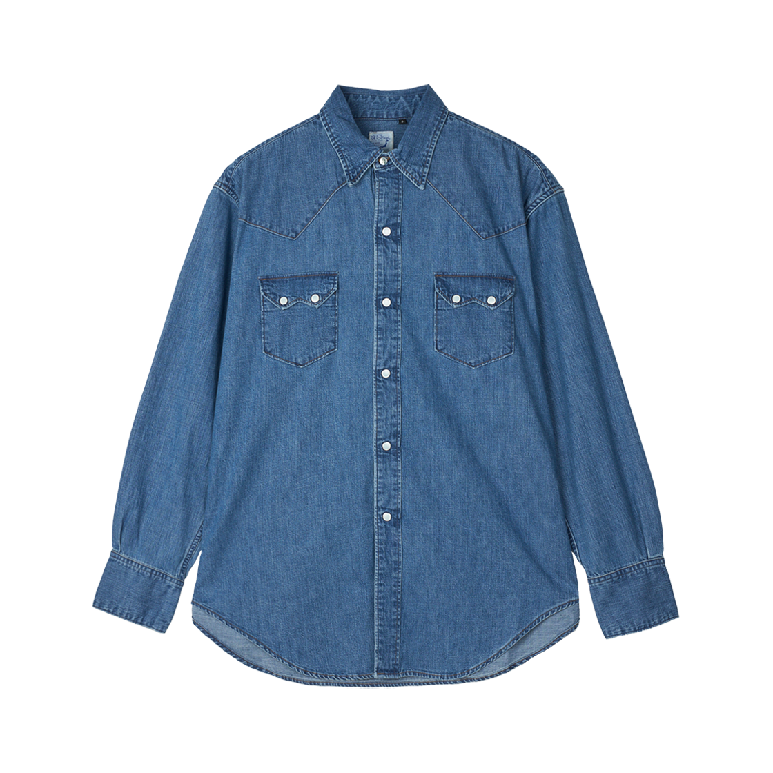 오어슬로우 데님 웨스턴 셔츠 데님 유즈드 - 25SS(Orslow Denim Western Shirt Denim Used - 25SS)