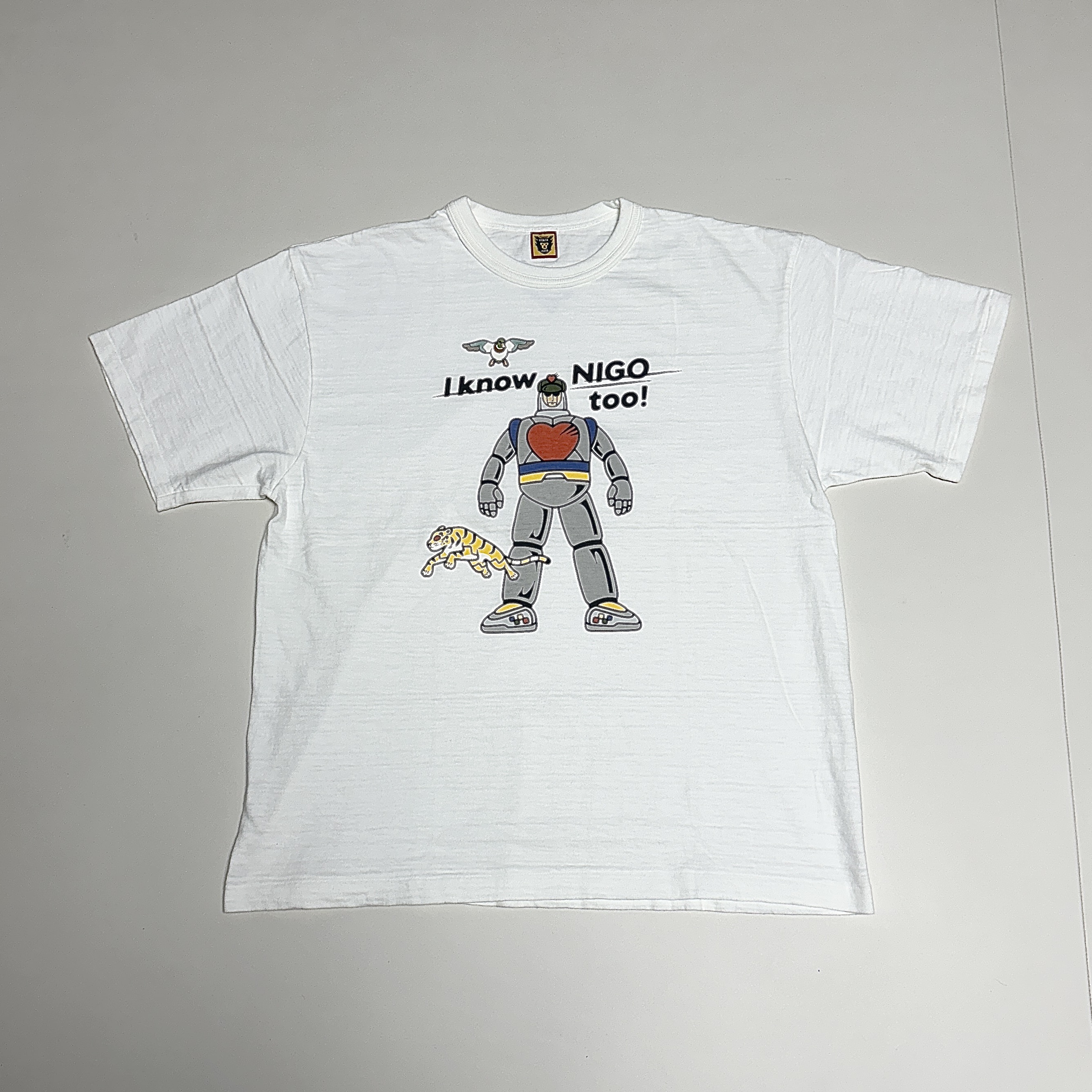 Human Made x I Know Nigo Too Graphic T-Shirt White 착용 스타일 - 2