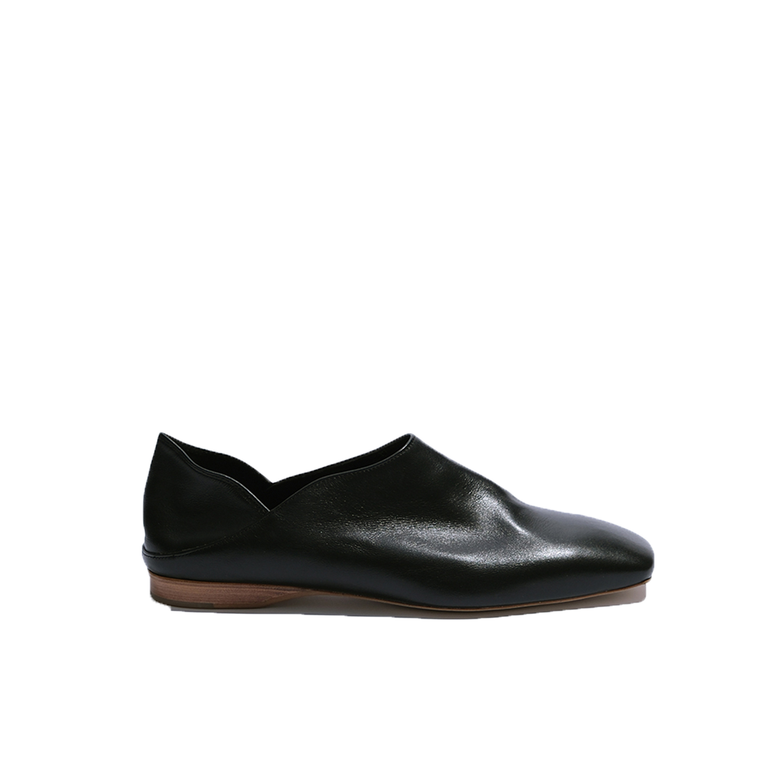 유지 마가렛 슈즈 1.5cm 소가죽 블랙(YUJI Magarett Shoes 1.5cm Cowskin Black)