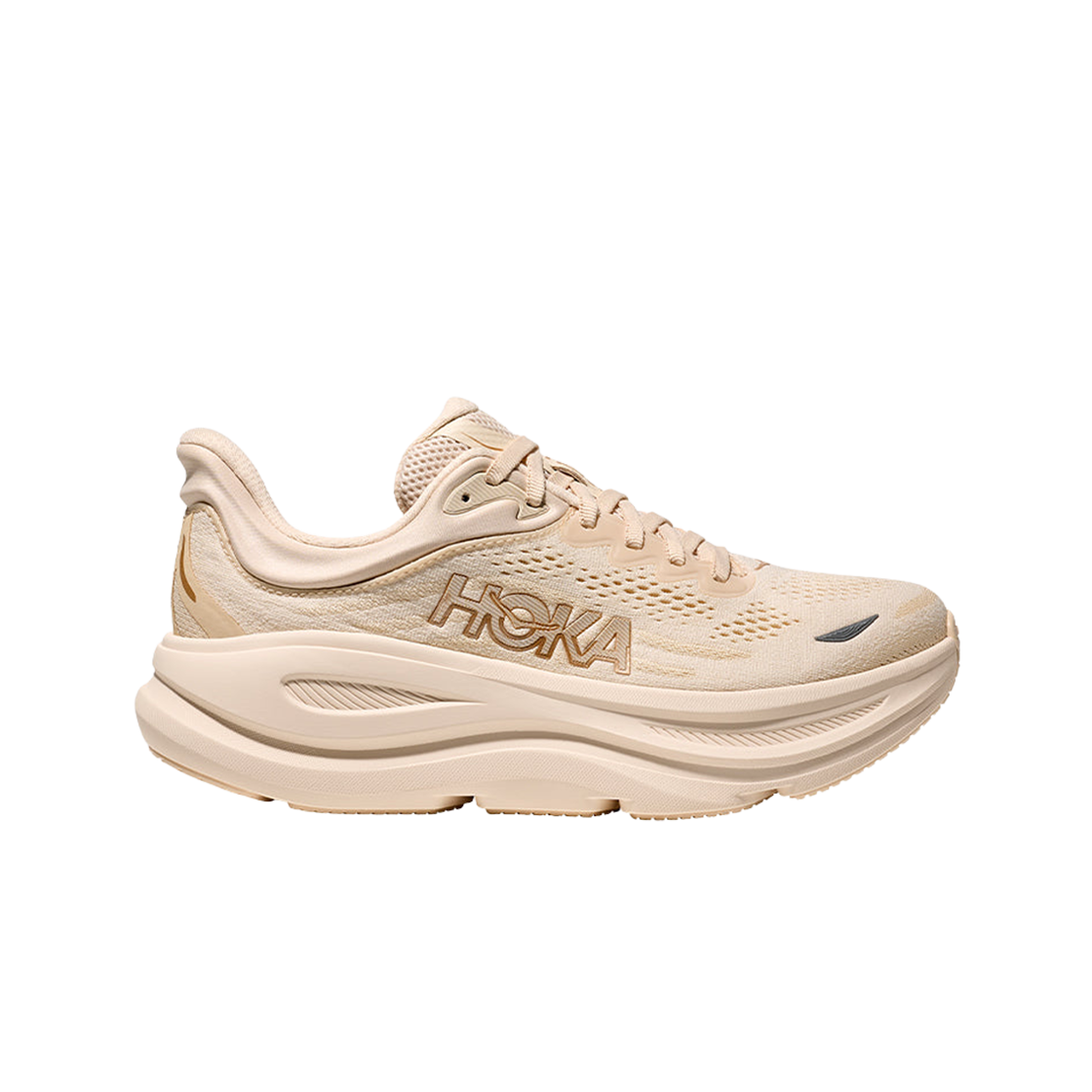 (W) 호카 본디 9 바닐라 버치 - 와이드((W) Hoka Bondi 9 Vanilla Birch - Wide)