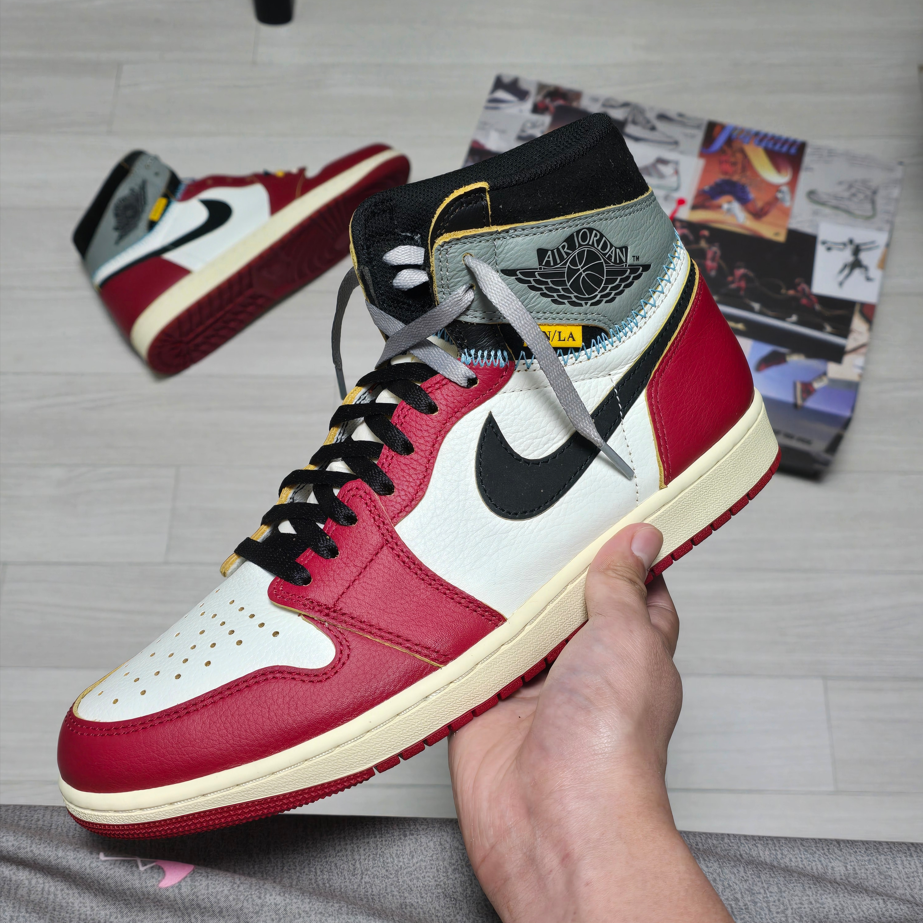 Jordan 1 x Union Retro High OG Chicago Shadow 착용 스타일