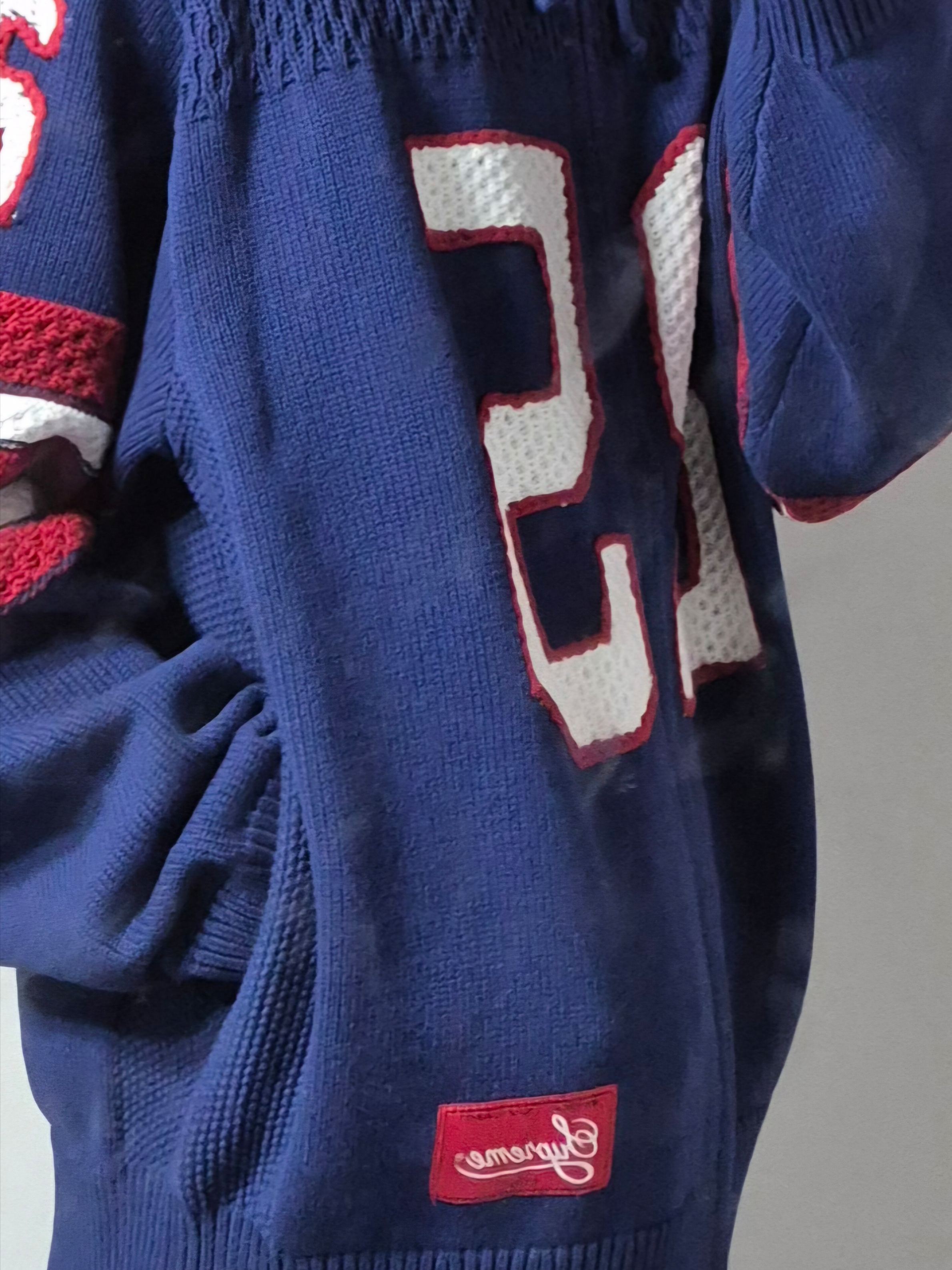 Supreme Sport Zip Up Hooded Sweater Navy - 25SS 착용 스타일 - 3