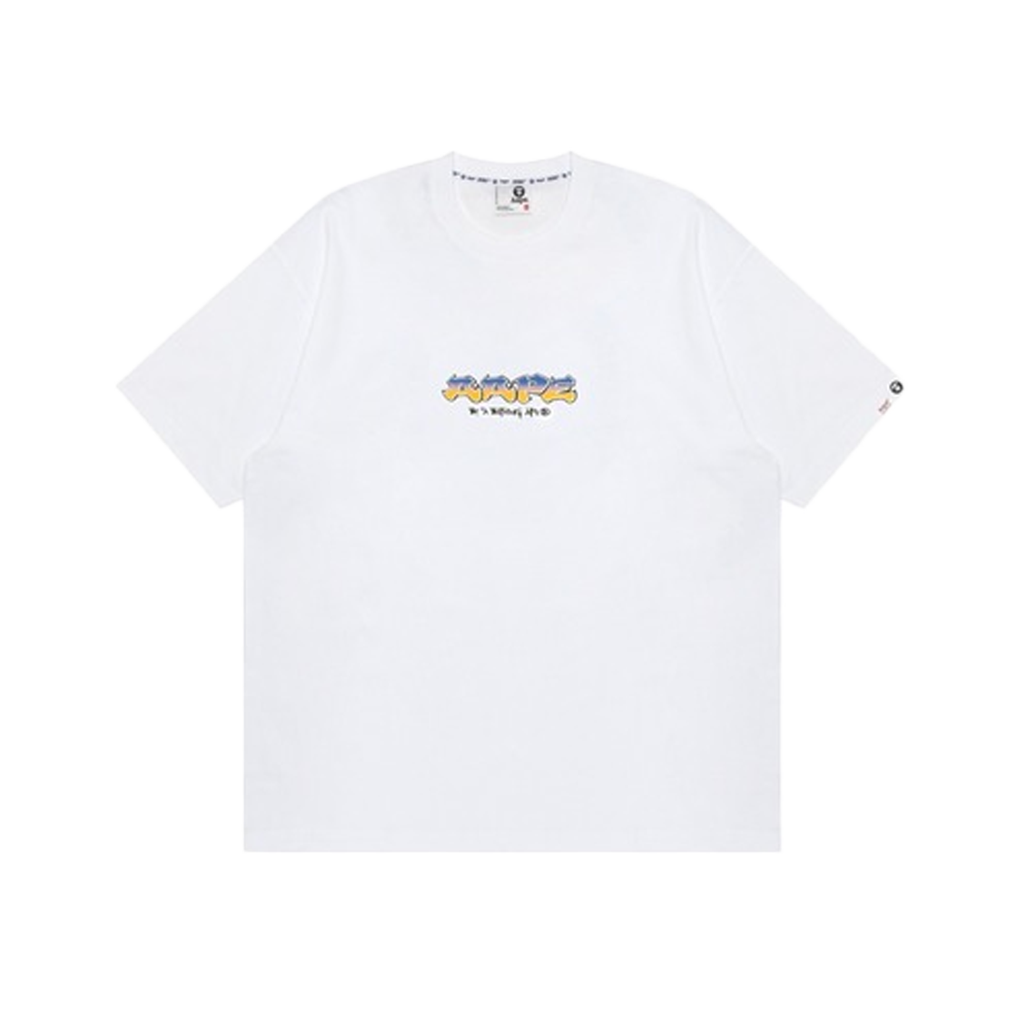 KM5BTSSAP23WT AAPE Theme Main Tee White - 25SS