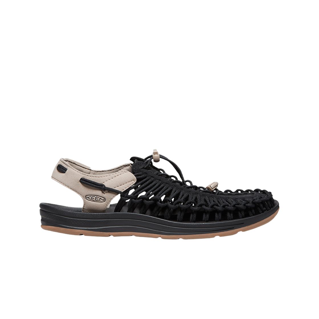 KNSO5E010I4 Keen Uneek Sandal Men Black/Plaza Taupe