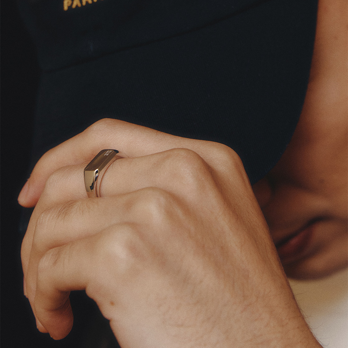 넘버링 #7402 A13 시그넷 링 실버(NUMBERING #7402 A13 Signet Ring Silver) - 3