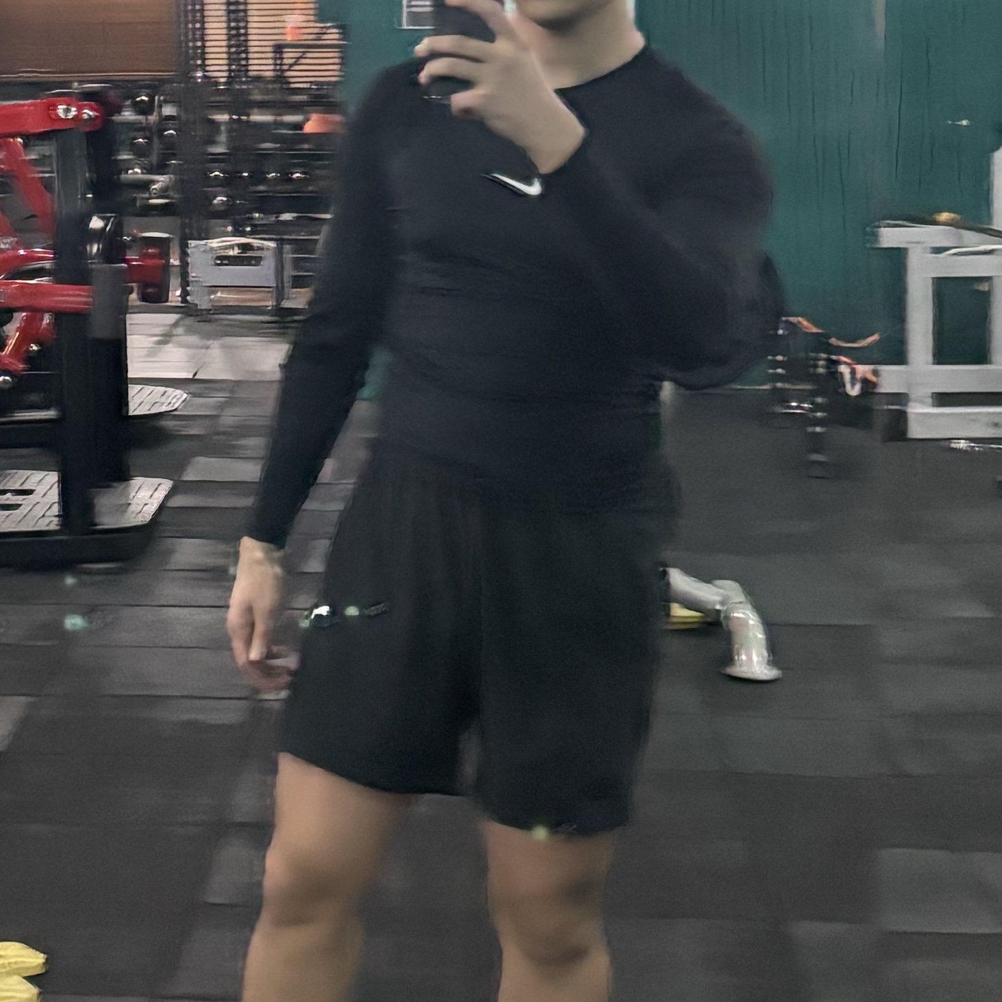 Nike Pro Dri-Fit Tight Long Sleeve Fitness Top Black - Asia 착용 스타일