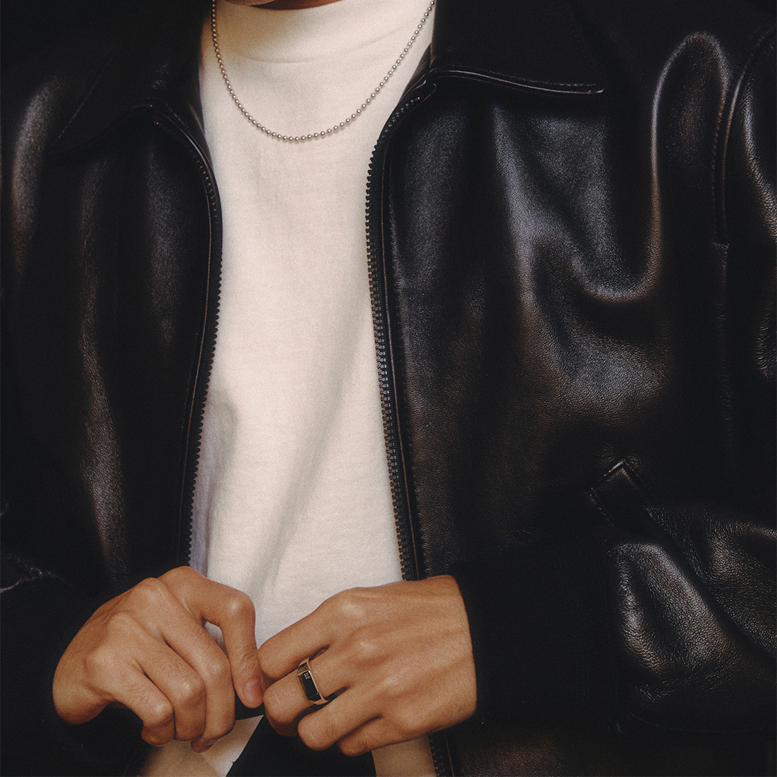 넘버링 #7402 A13 시그넷 링 실버(NUMBERING #7402 A13 Signet Ring Silver) - 4