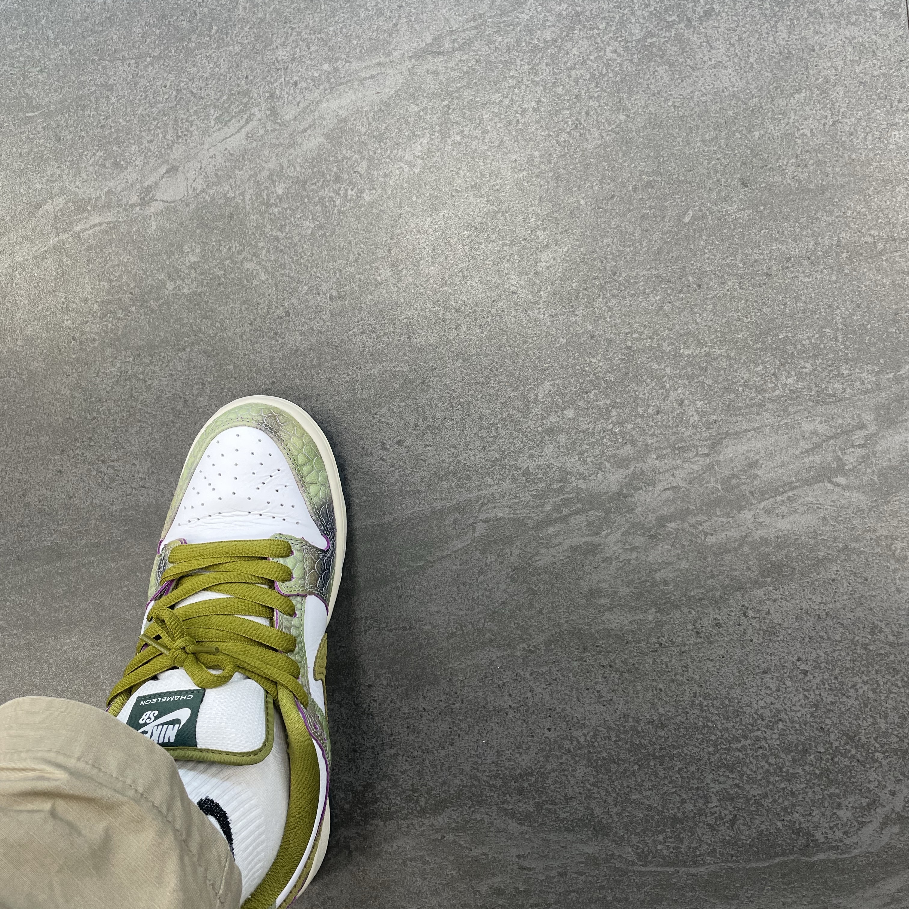 Nike x Alexis Sablone SB Dunk Low Pro White and Pacific Moss 착용 스타일