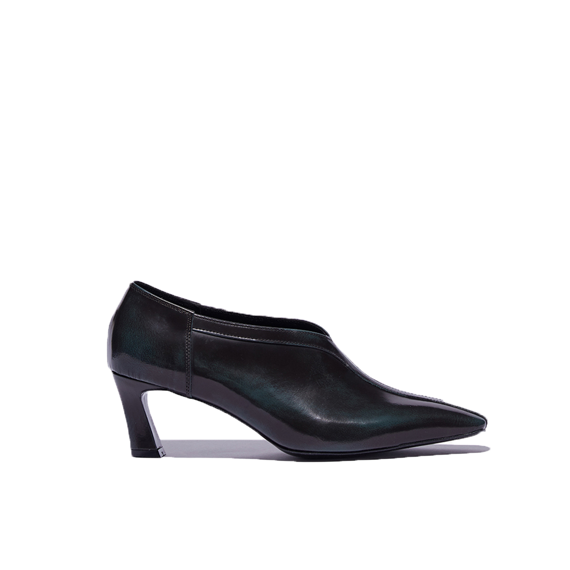유지 스피어 힐 6cm 소가죽 그린(YUJI Spear Heel 6cm Cowskin Green)
