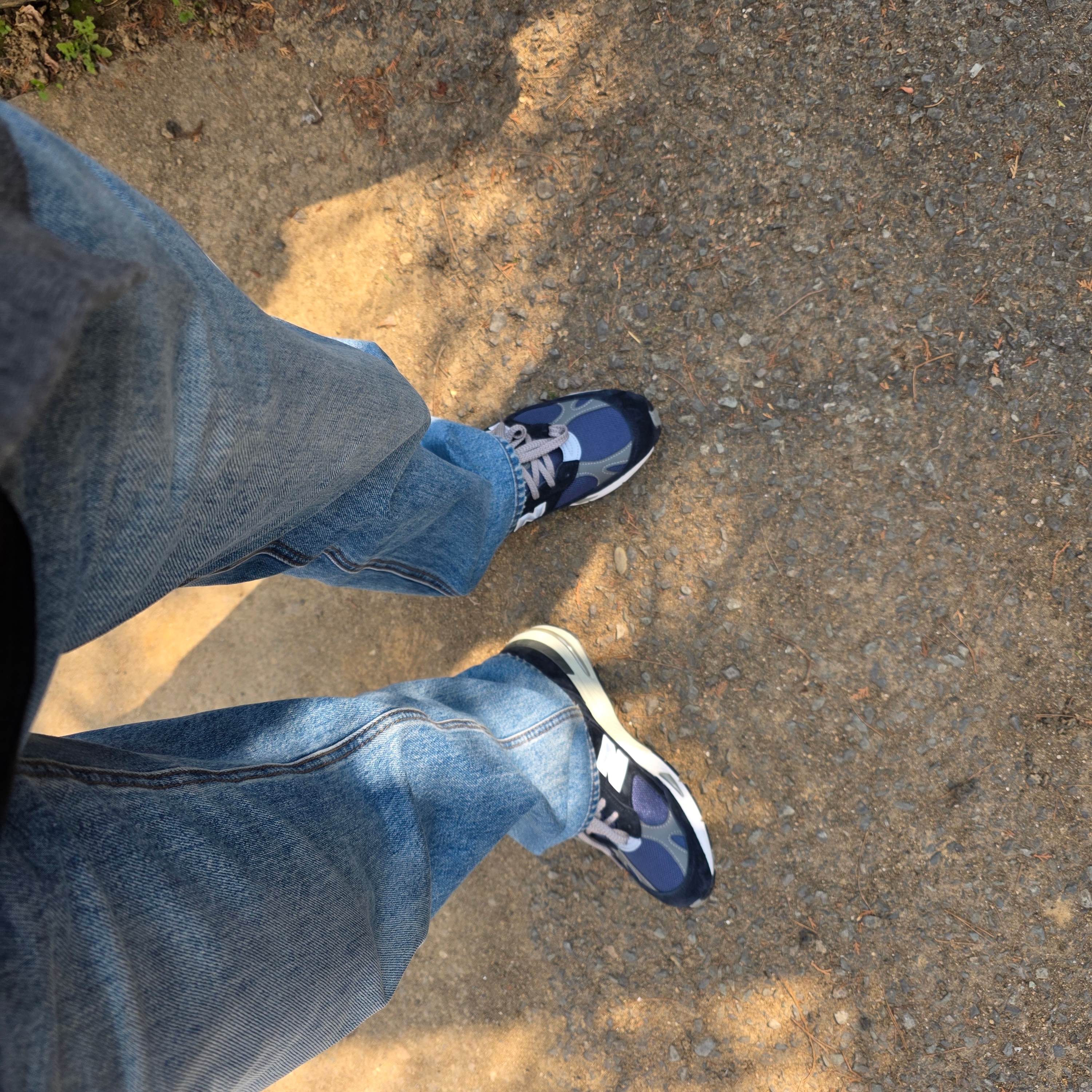 New Balance 991 Made in UK Navy 착용 스타일