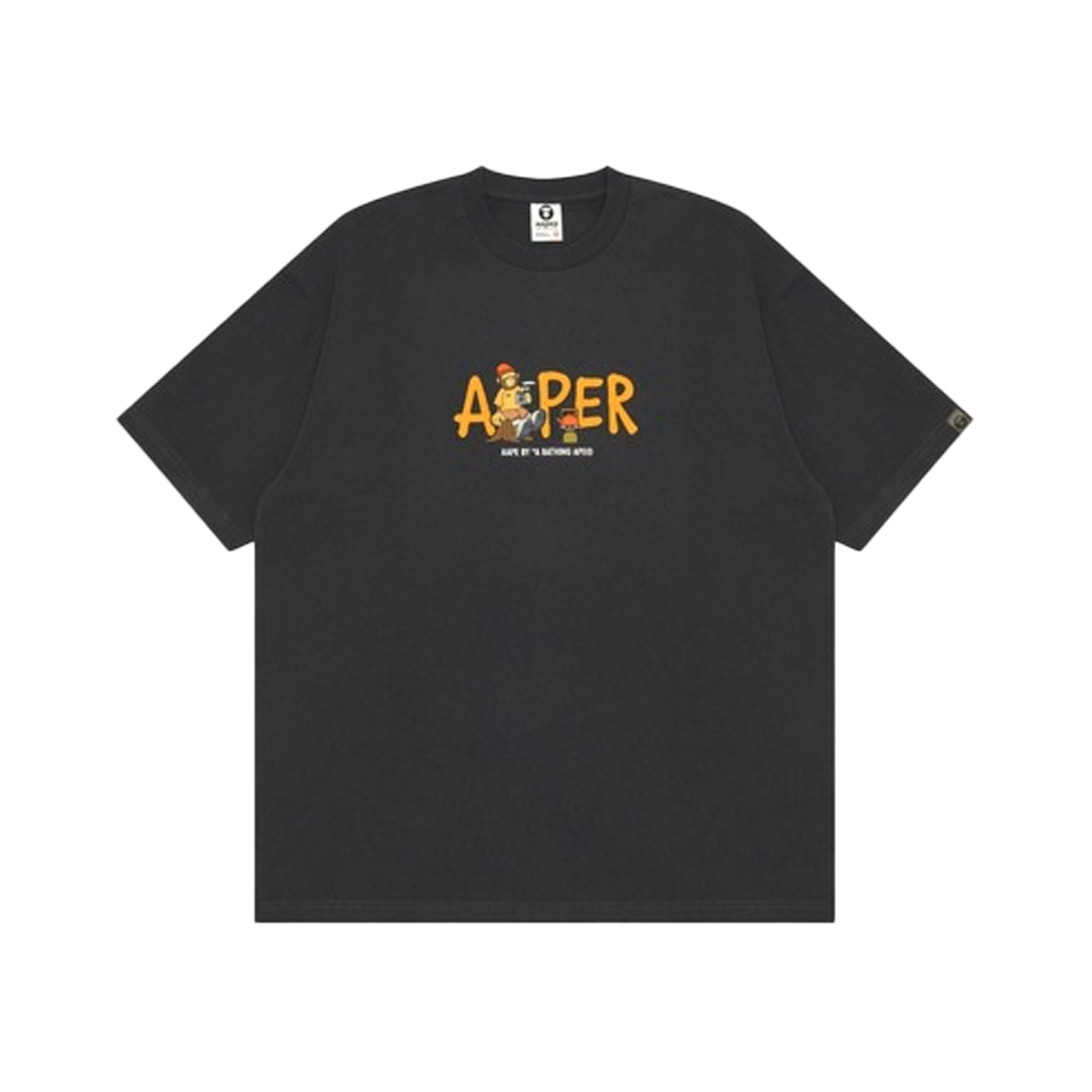 KM5BTSSAP24DG AAPE Theme Aaper Tee Dark Grey - 25SS