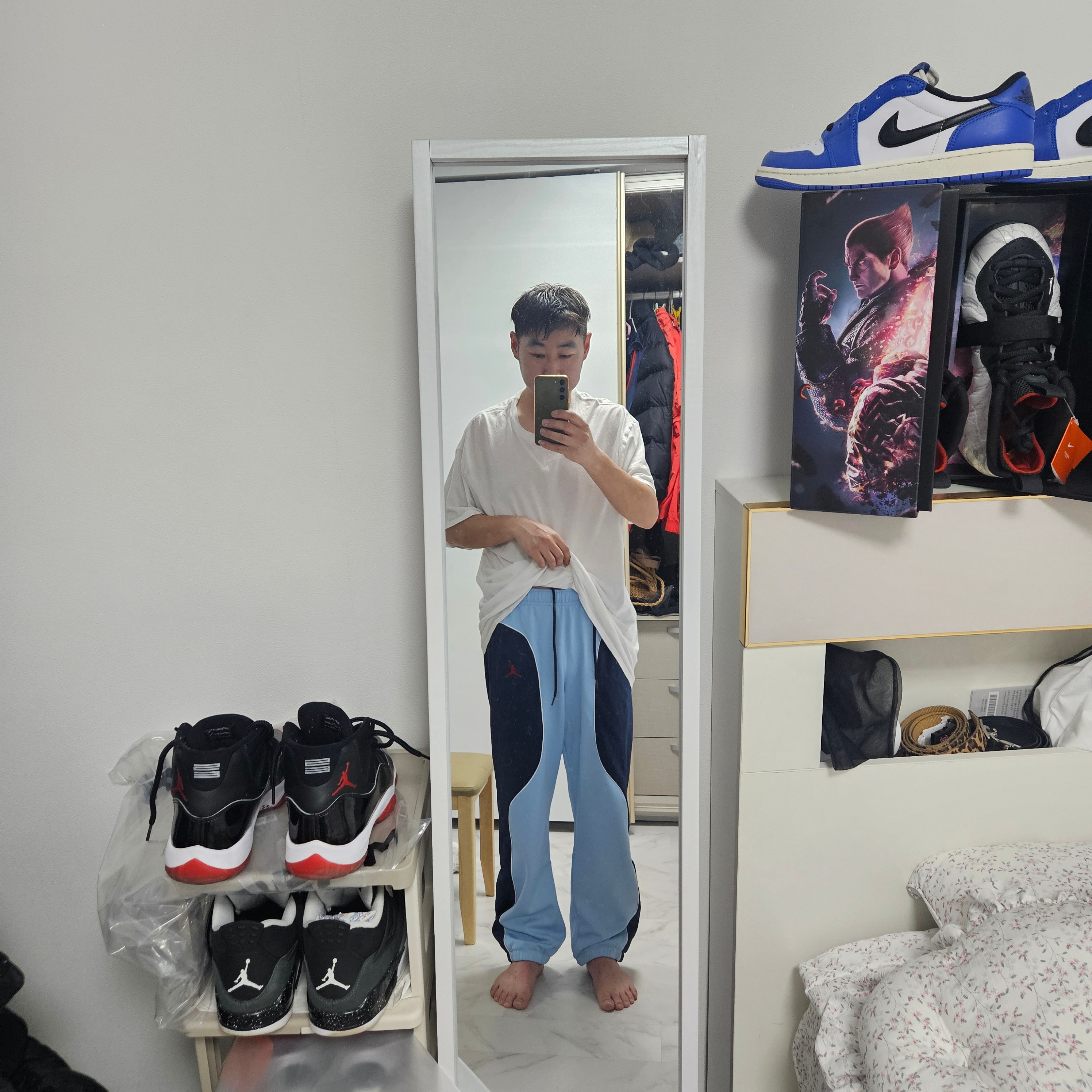 パンツ Supreme x Jordan Tricot Track Pant Blue Supreme x Jordan Tricot Track Pants | Blue | FARFETCH