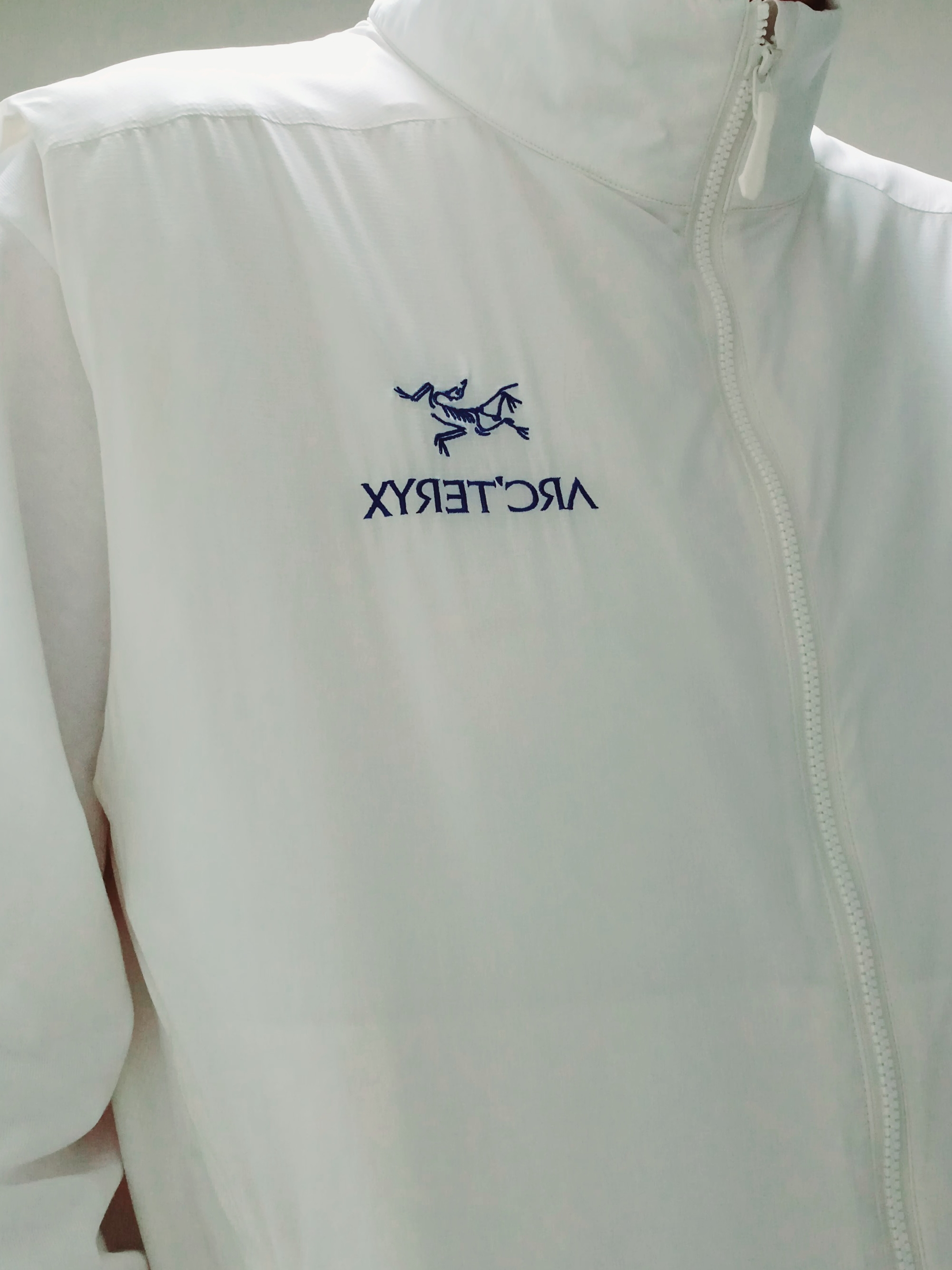Arc'teryx Atom SL Hoody Arctic Silk, Arc'teryx Kragg SL Cotton LS Shirt White Light 착용 스타일 - 7